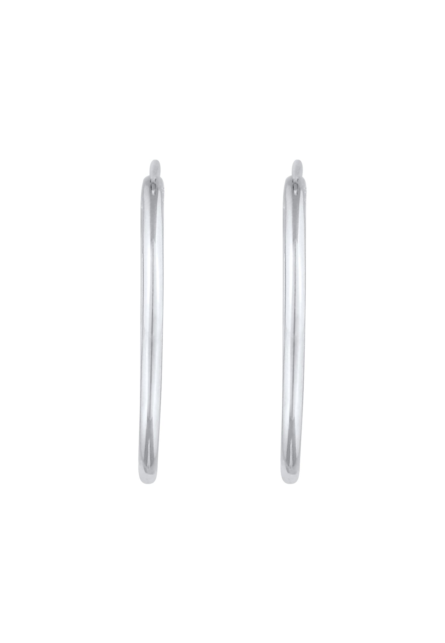 Elli Paar Creolen »Ohrringe Creolen Basic Klassisch (30 mm) 925 Silber«