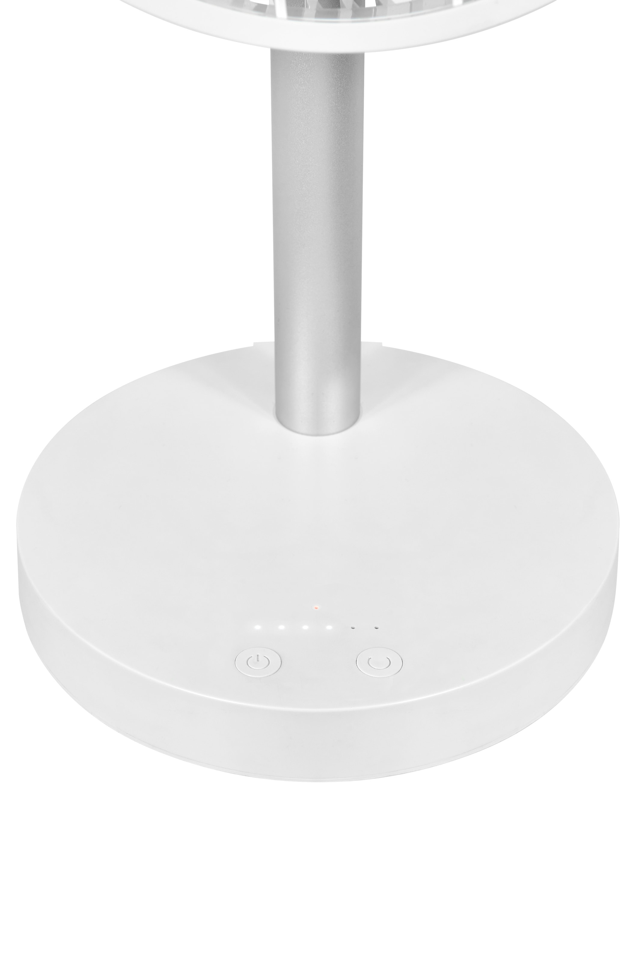 Gutfels Tischventilator »»VENTI 3020 R«« 20 cm Durchmesser bis zu 10 h Akkulaufzeit, Ø 20 cm, 4 Stufen, leise, modernes Design