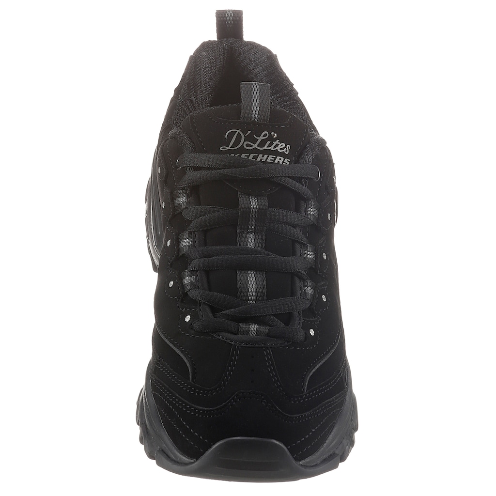 Skechers Sneaker »D'LITES PLAY ON«, mit Air Cooled Memory Foam, Freizeitschuh, Halbschuh, Schnürschuh