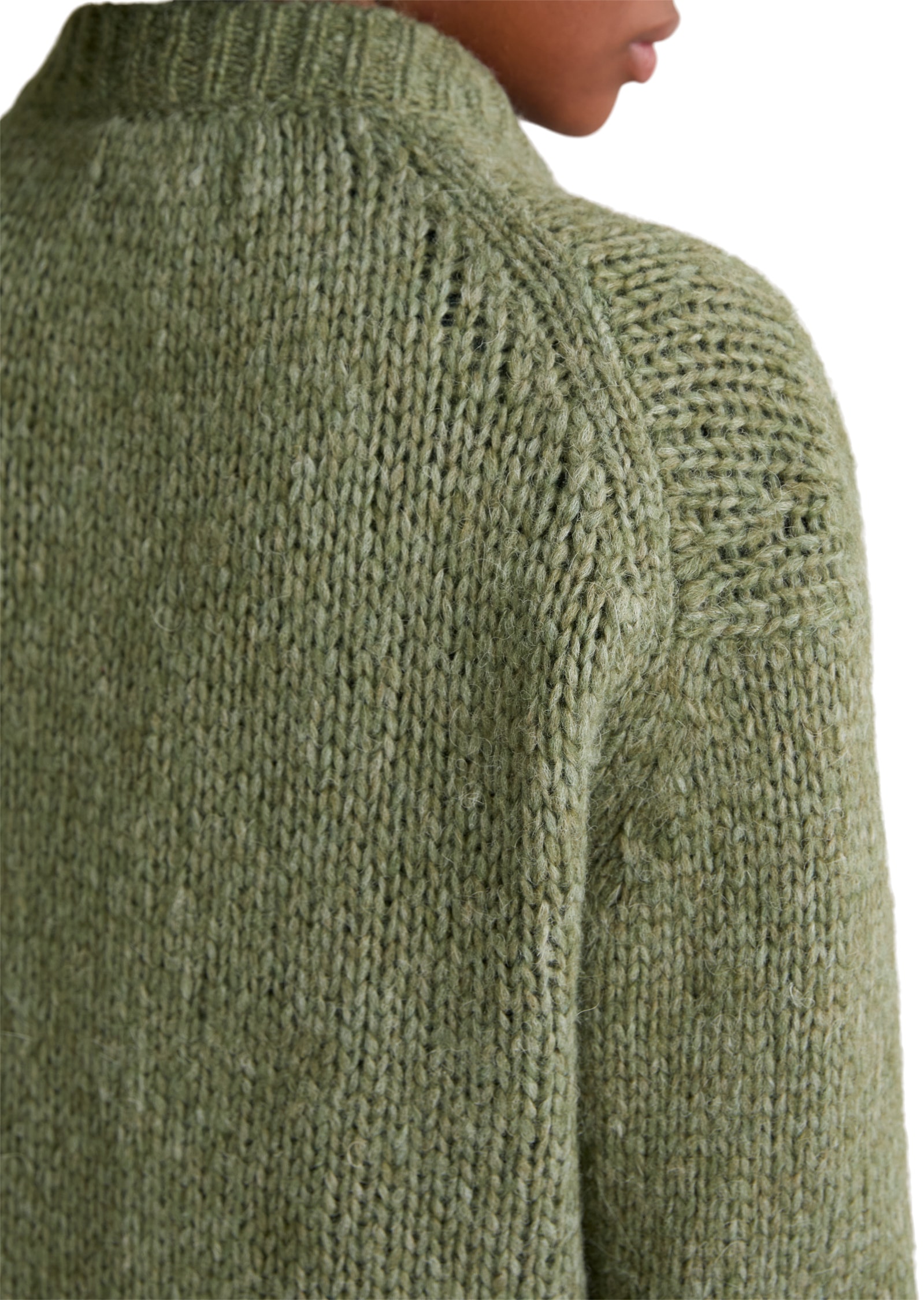 Marc O'Polo DENIM Cardigan »relaxed«, aus kuschligem Schurwolle-Alpakawolle-Mix