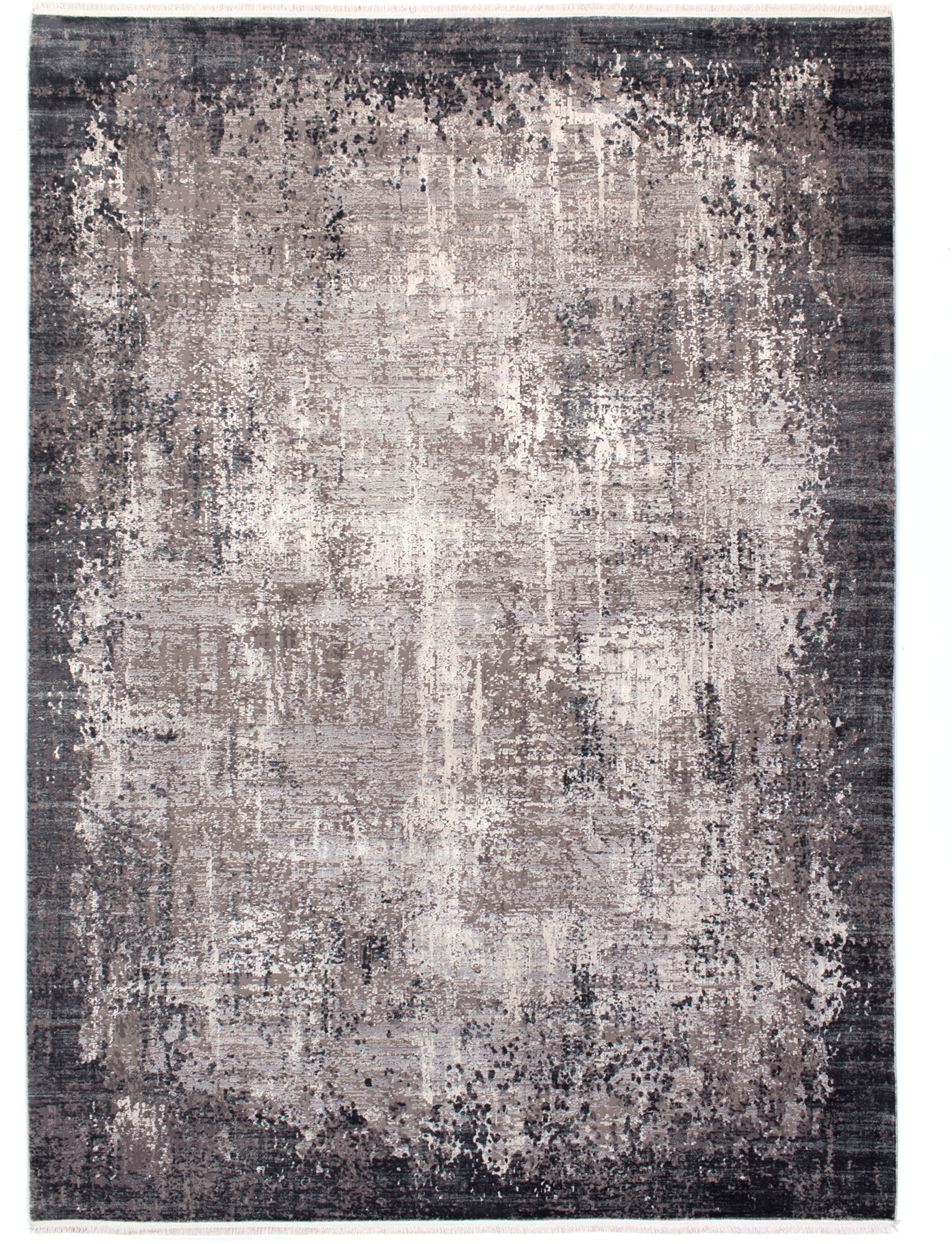 WK WOHNEN Teppich »BORDER« rechteckig 8 mm Höhe hochwertiger Viskoseanteil, samtweiche Oberfläche mit 3 D Effekt