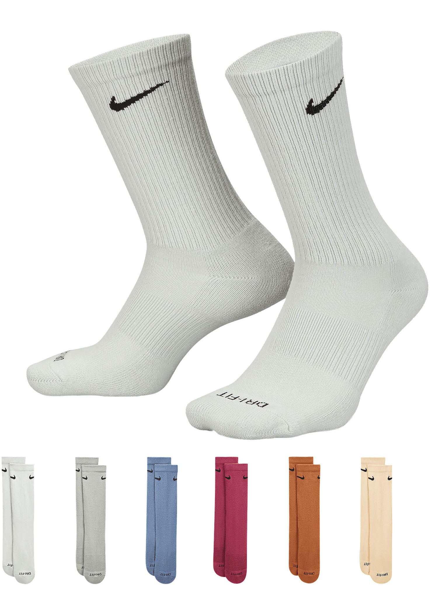 Nike Sportsocken »Everyday Plus Cushioned Training Crew Socks (Pairs)«, (6 Paar)