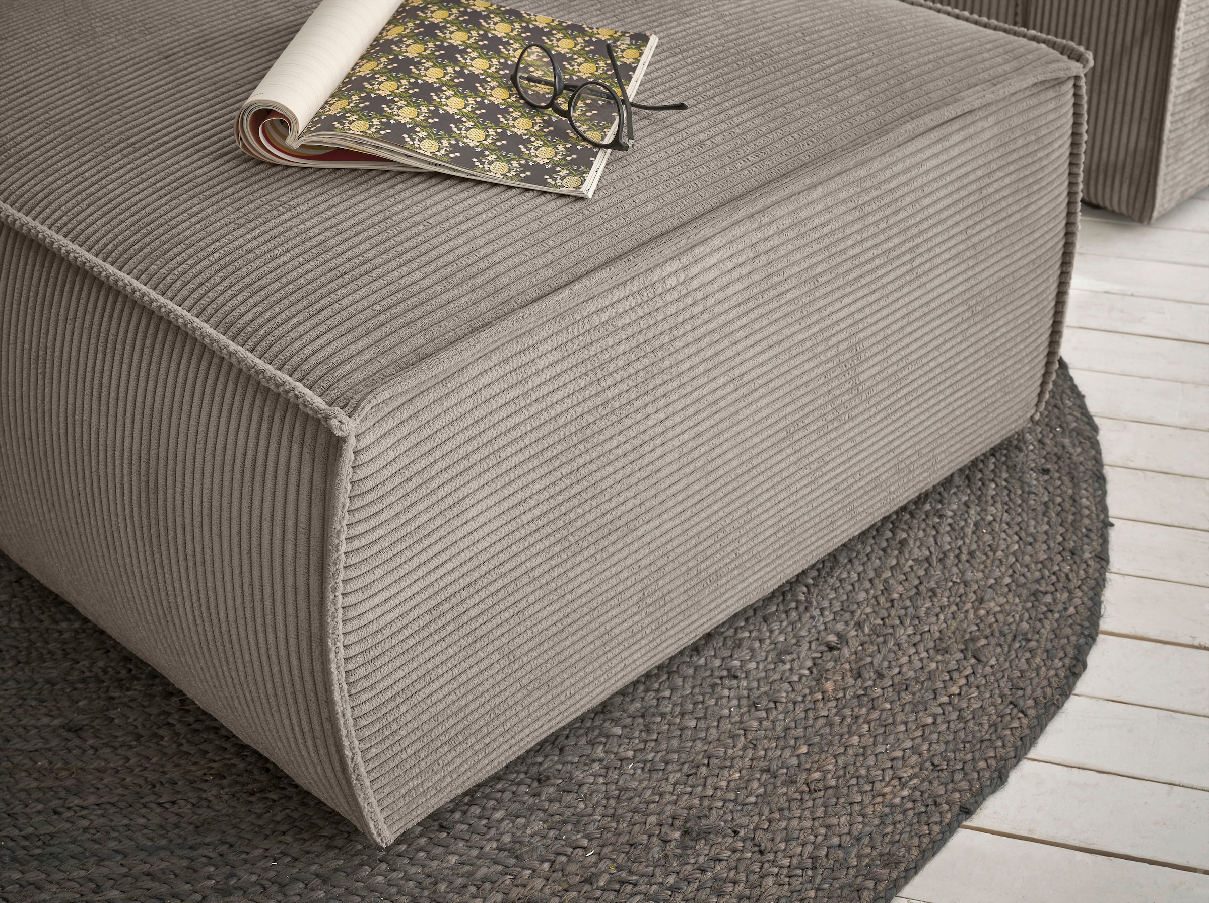 Home affaire Hocker »SHERWOOD« Hocker quadratisch, ideale Ergänzung zum Loveseat SHERWOOD