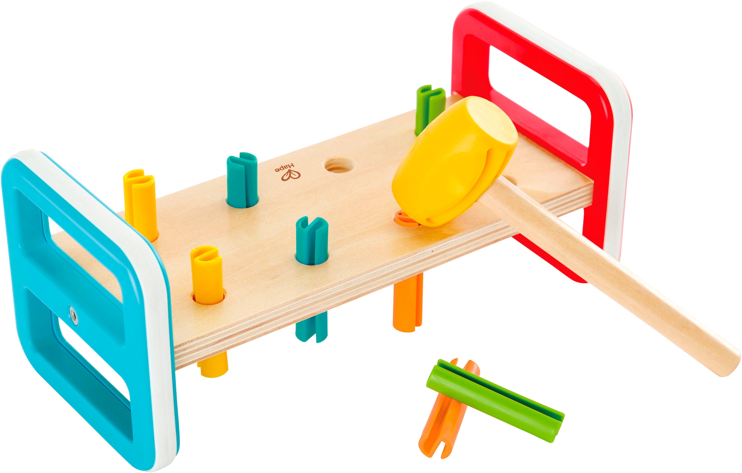 Hape Klopfbank »Regenbogen-Klopfbank«