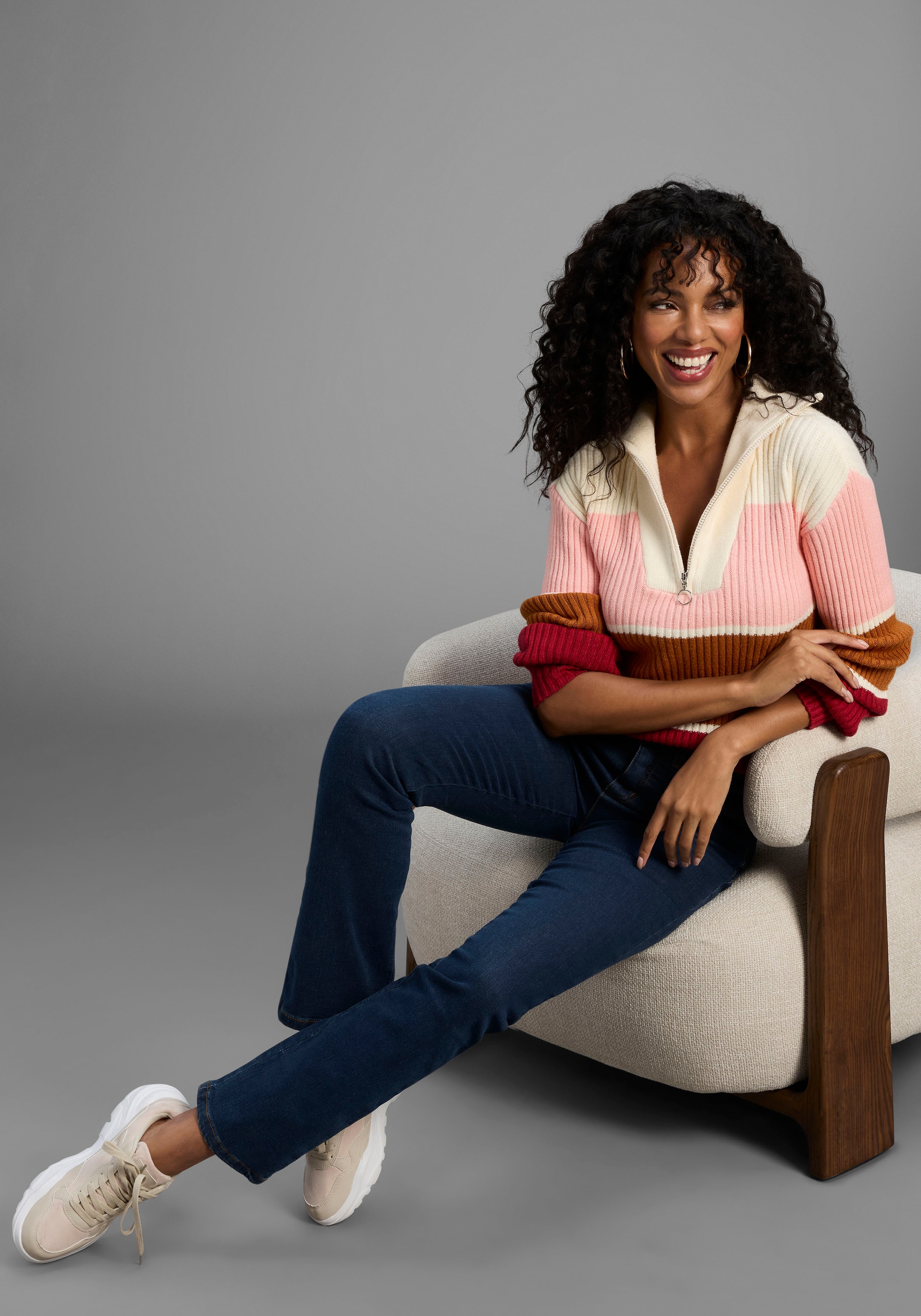 Arizona Gerade Jeans »Comfort-Fit«, High Waist