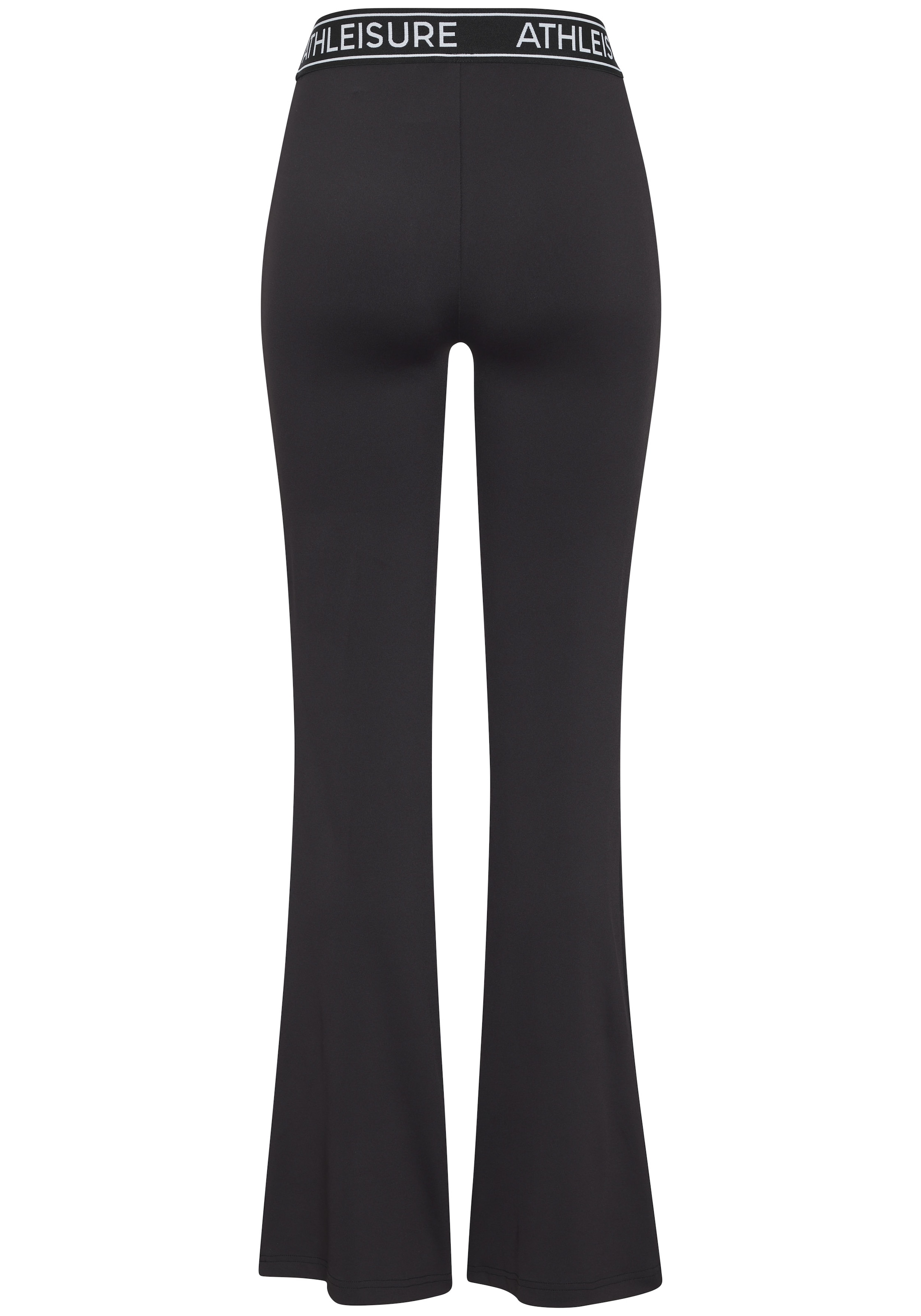 LASCANA ACTIVE Jazzpants  mit breitem Gummibund und Aufschrift, Schlaghose, Flared, Bootcut