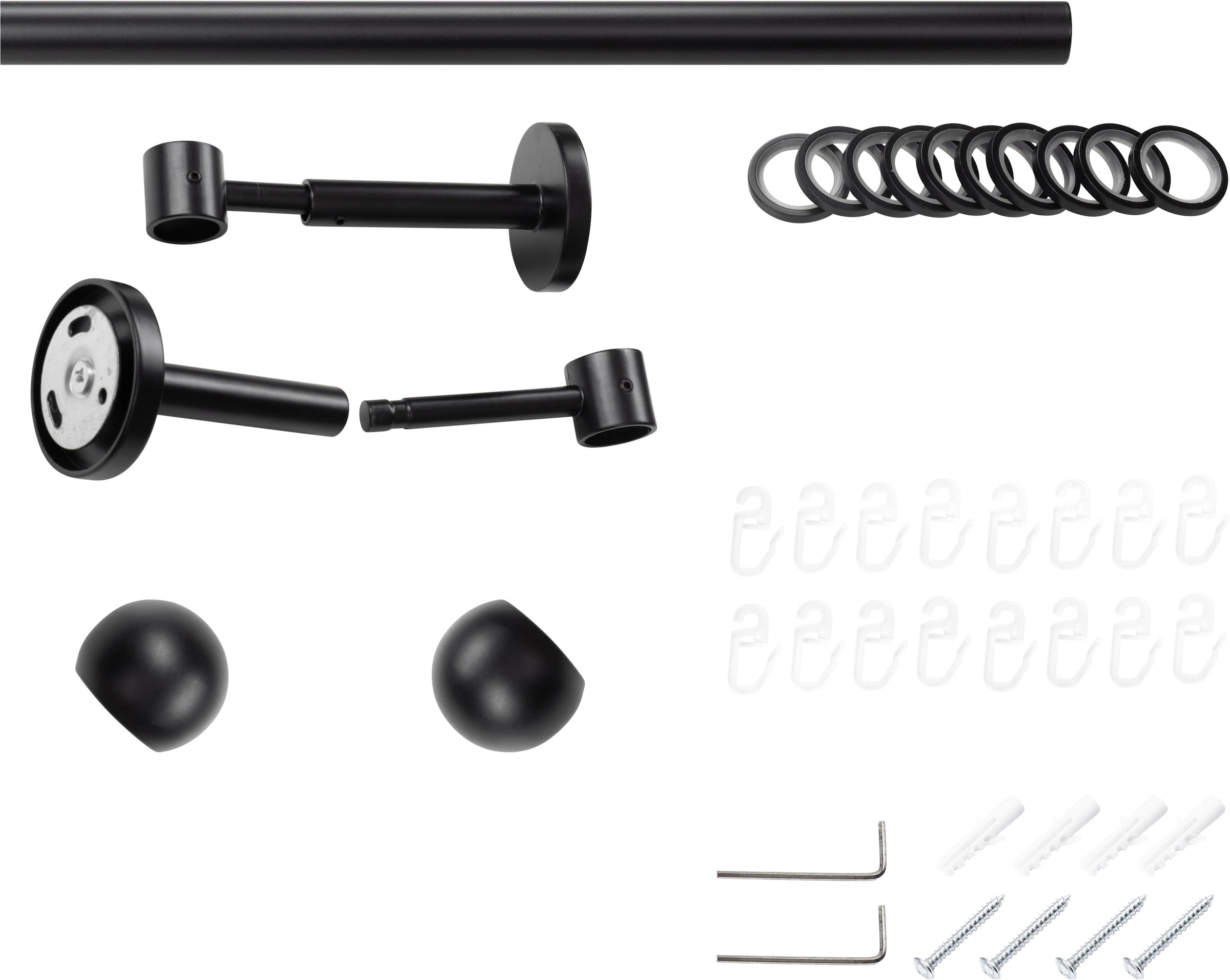 SN DECO GROUP Gardinenstange Ø 19 mm Fixmaß;kürzbar