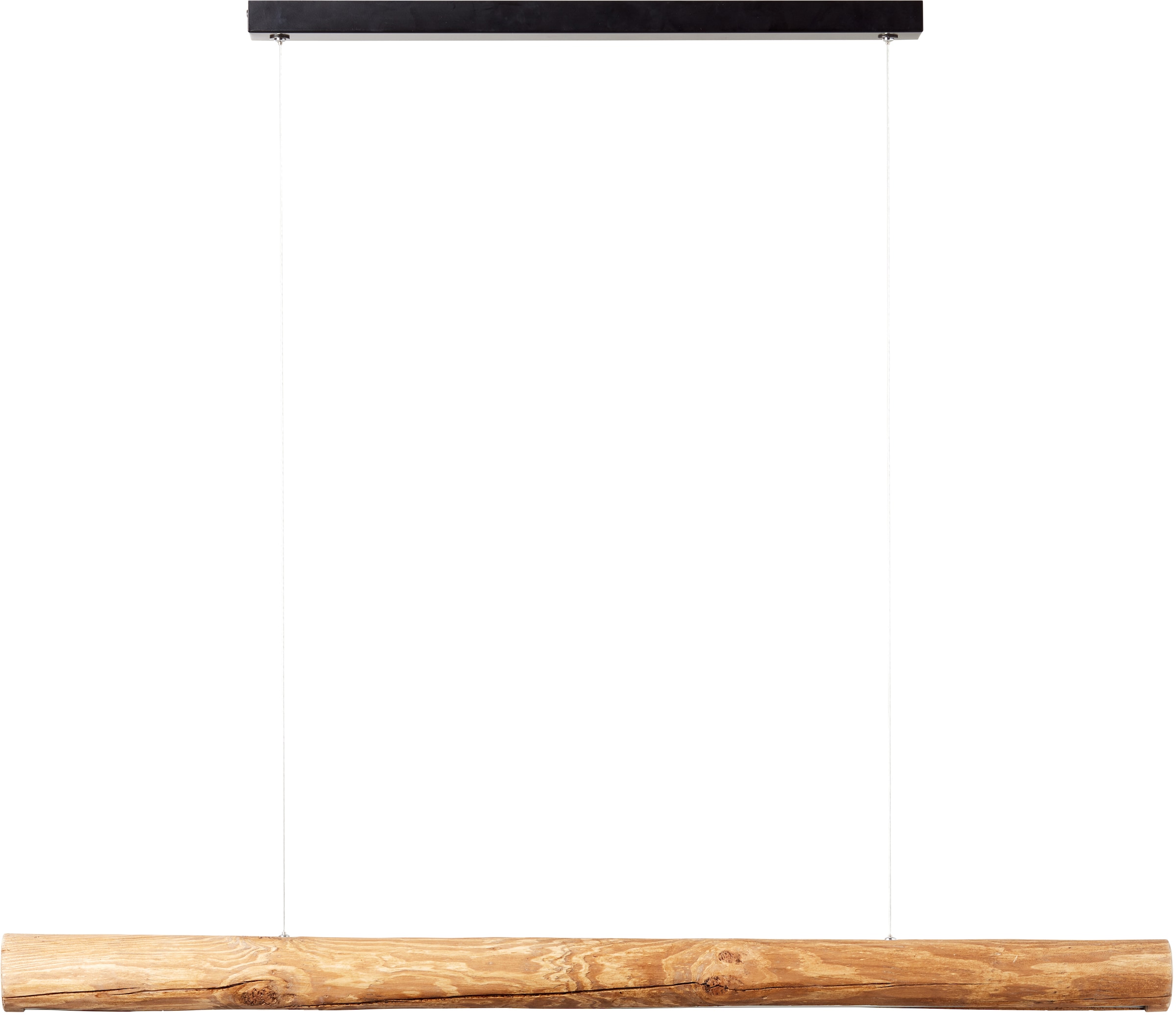 Brilliant LED Pendelleuchte »Odun«, 1 flammig, Leuchtmittel LED-Modul | LED fest integriert, 115 cm Breite, Touchdimmer, 3100 lm, warmweiß, Holz, kiefer gebeizt