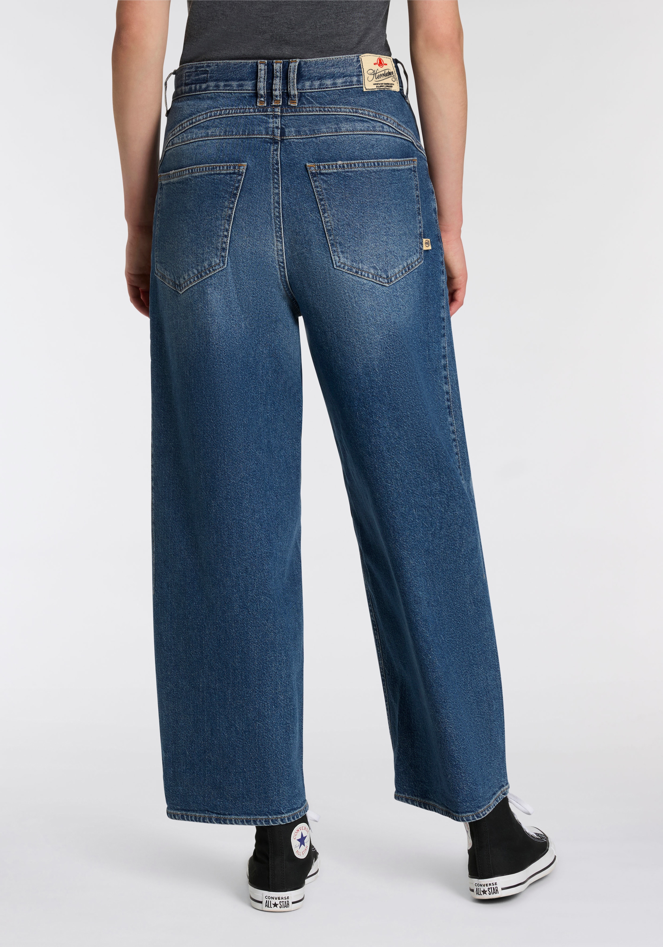 Herrlicher Weite Jeans »Barrow Denim«, im O-Shape