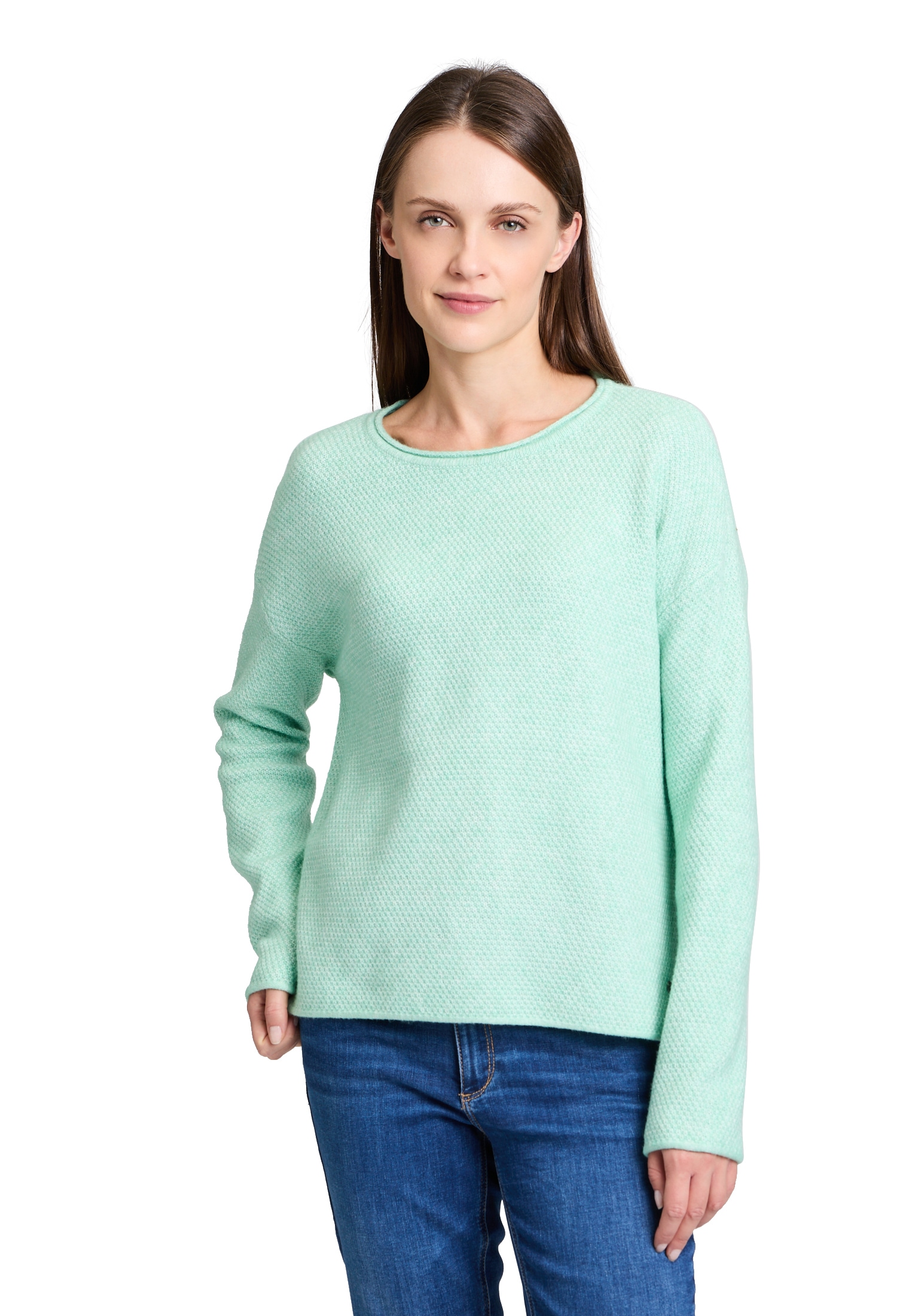 Betty&Co Strickpullover »Strickpullover mit Rundhalsausschnitt«