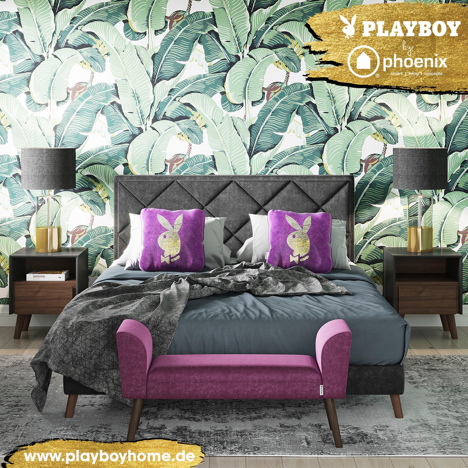 PLAYBOY Polsterbank »TIFFANY«