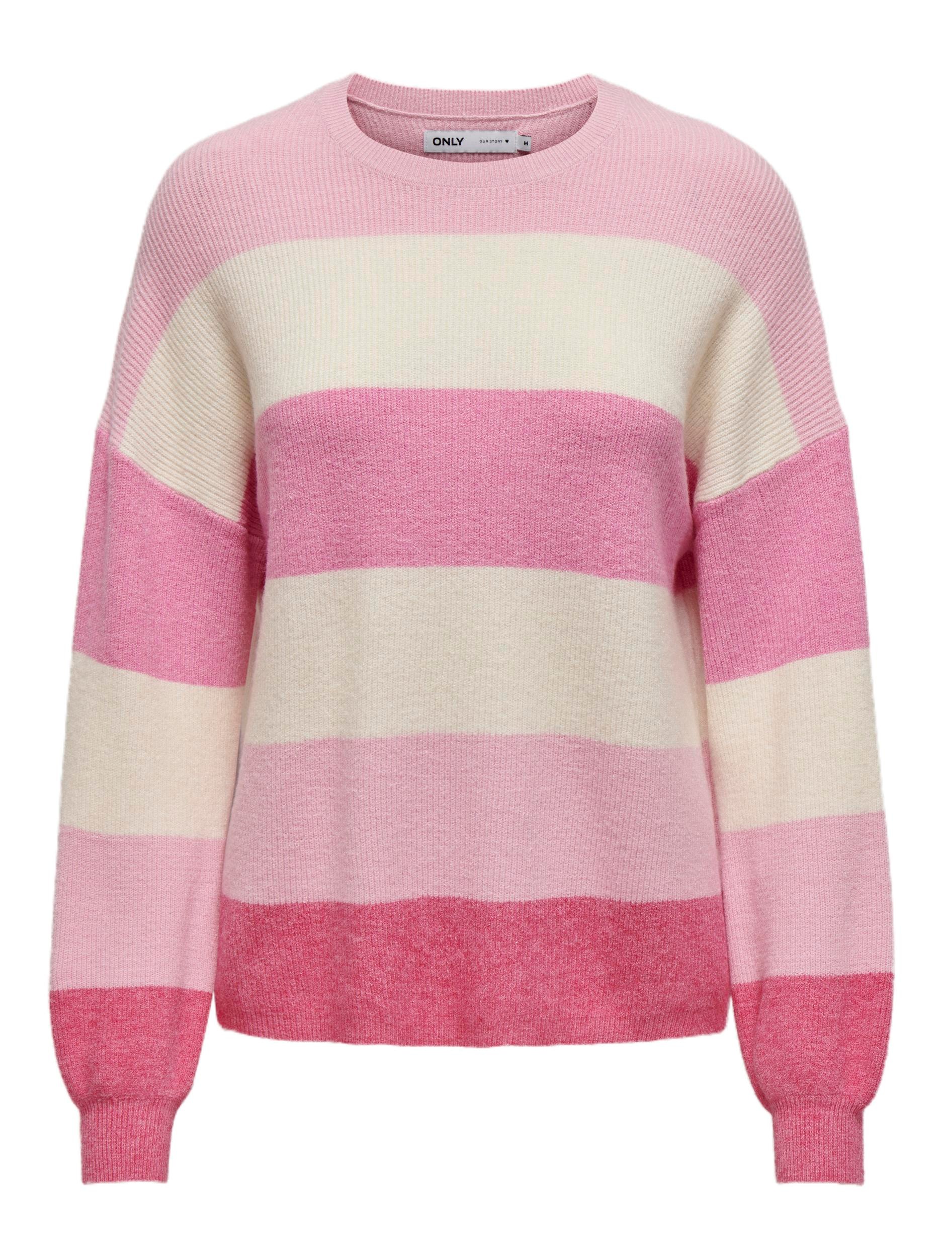 ONLY Strickpullover »ONLATIA L/S STRIPE PULLOVER KNT NOOS«