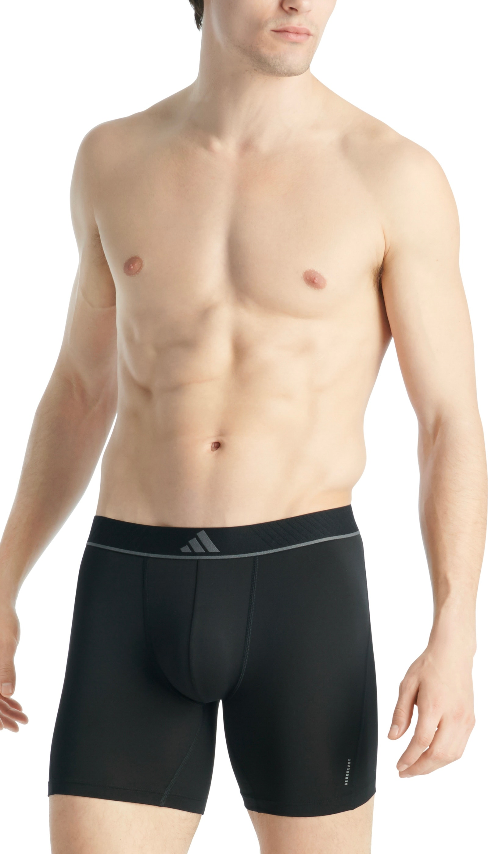 adidas Sportswear Boxershorts »Active Micro Flex Eco«, (3er Pack), Mit längerem Bein