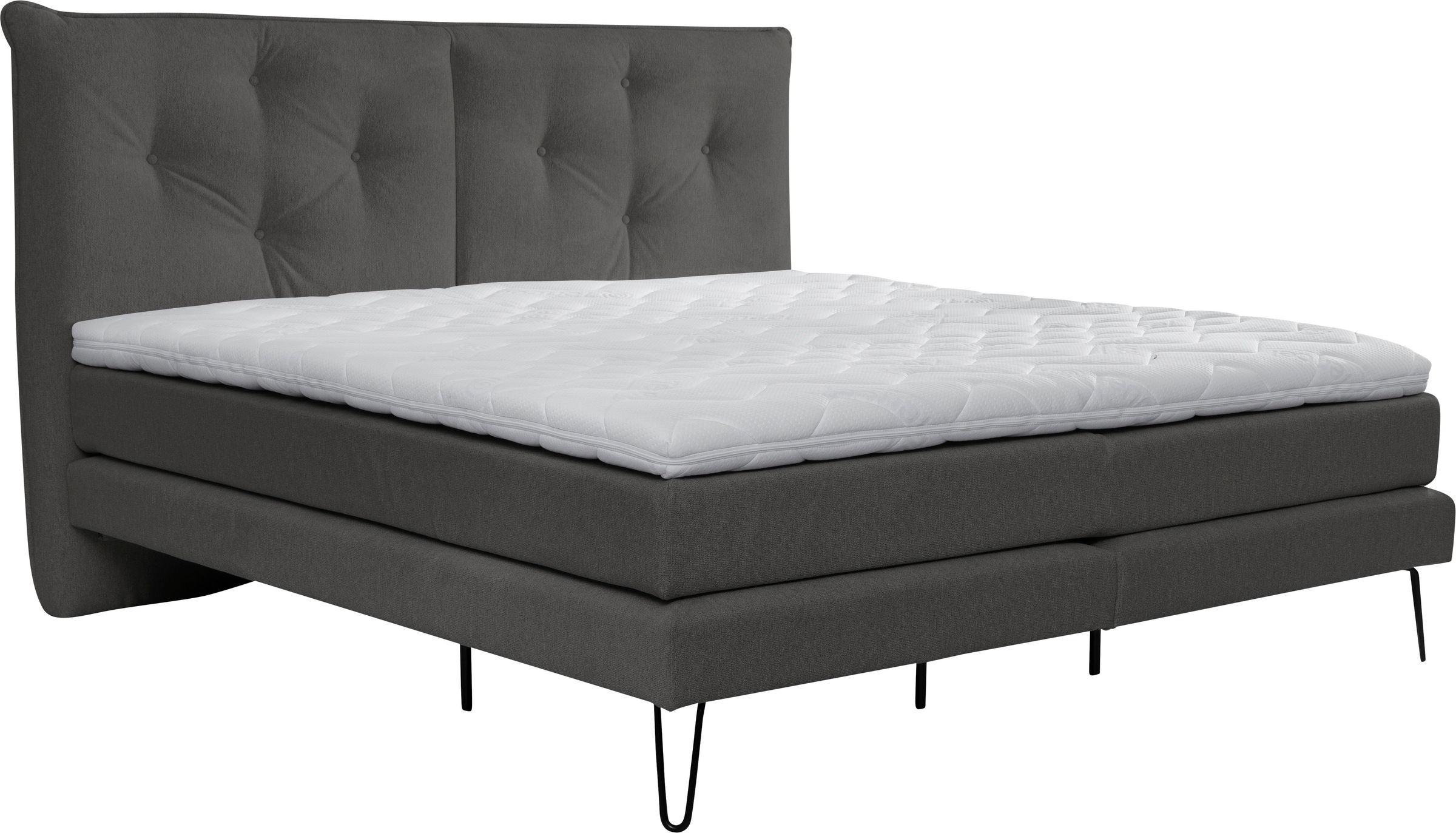 alina Boxspringbett »Longon inkl. Matratze und Komfortschaum-Topper, Breite 180x200cm«, erhältlich in verschiedenen Härtegraden