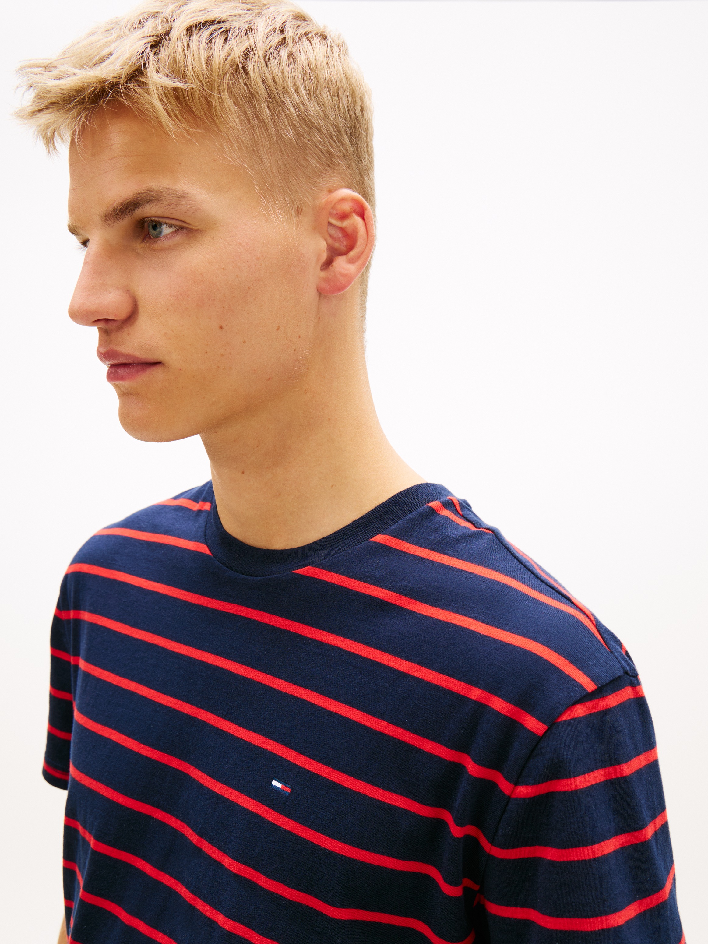 Tommy Jeans T-Shirt »TJM REGULAR STRIPE« Regular fit mit Rundhalsausschnitt