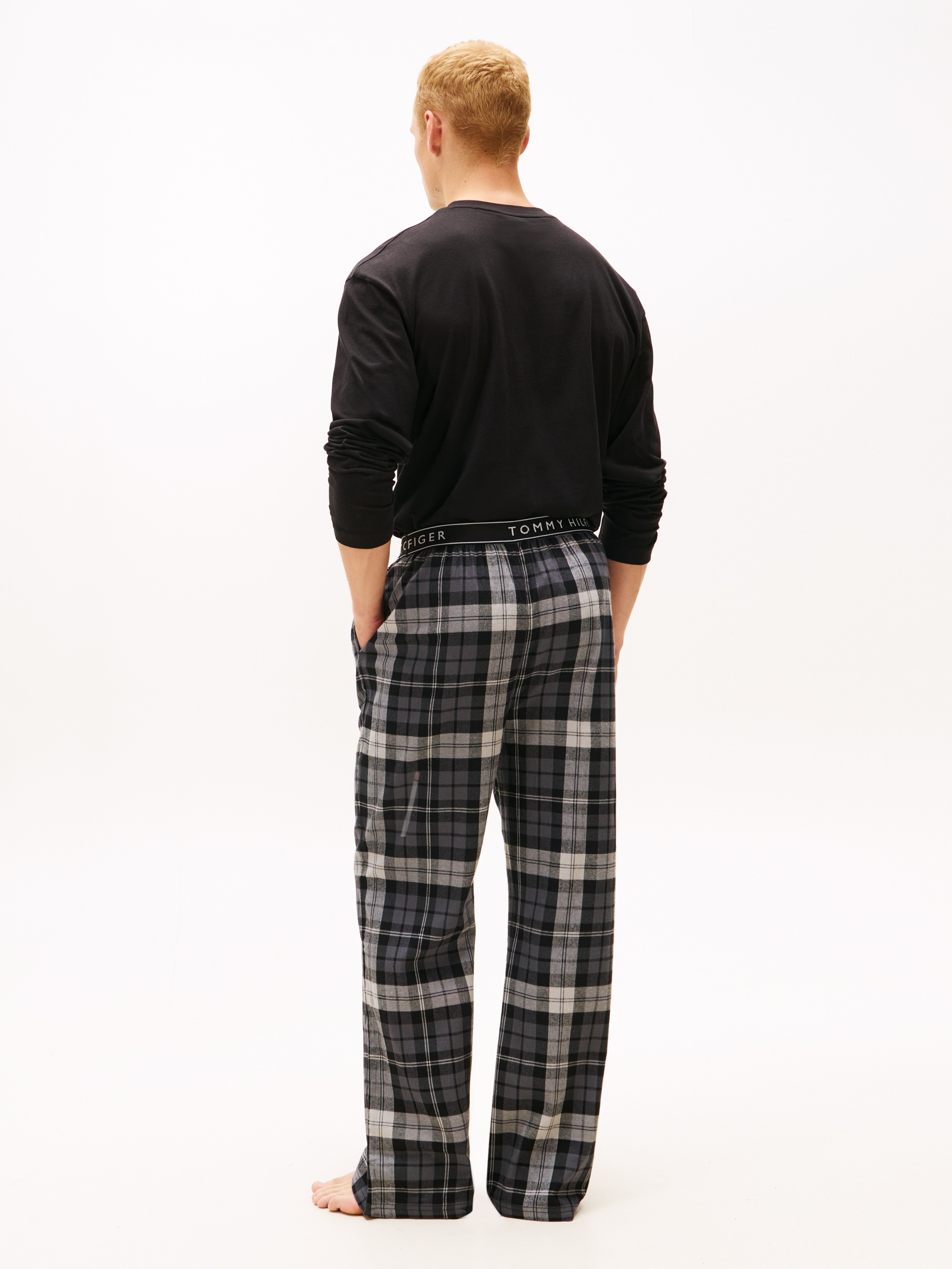 Tommy Hilfiger Underwear Pyjamahose, aus Flanell, elatischer Bund, normale Passform, kariert