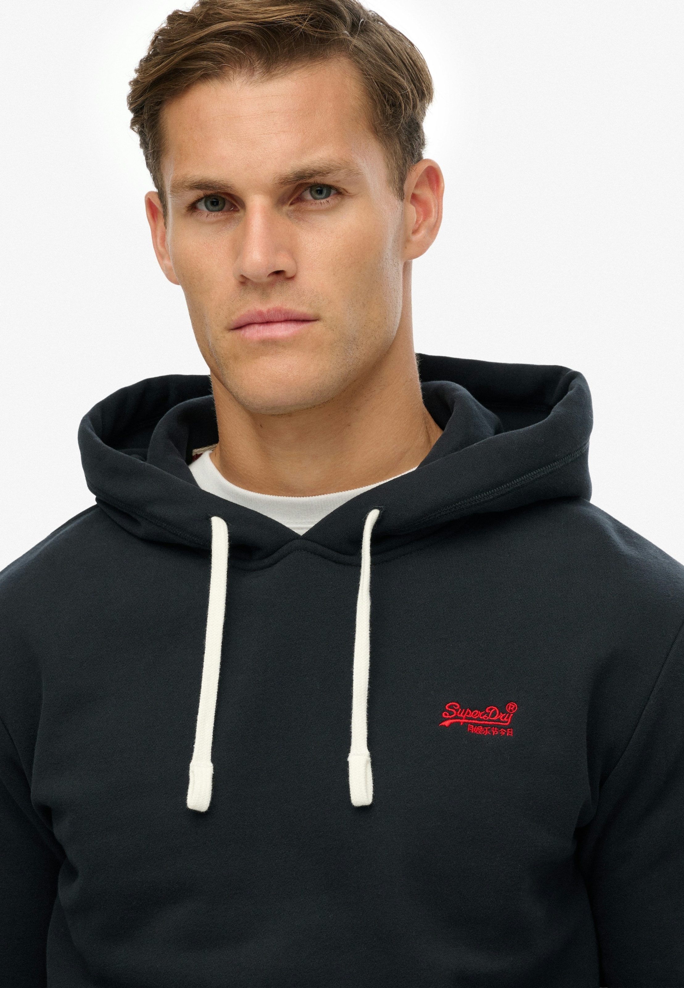 Superdry Kapuzensweatshirt »Essential Logo Classic Hood«, Baumwollmischung, loose fit
