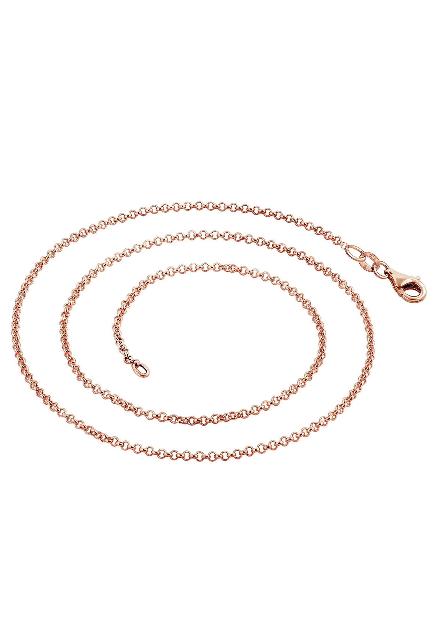 Nenalina Kette ohne Anhänger »Halskette Damen Erbskette Basic 925 Silber rosévergoldet«
