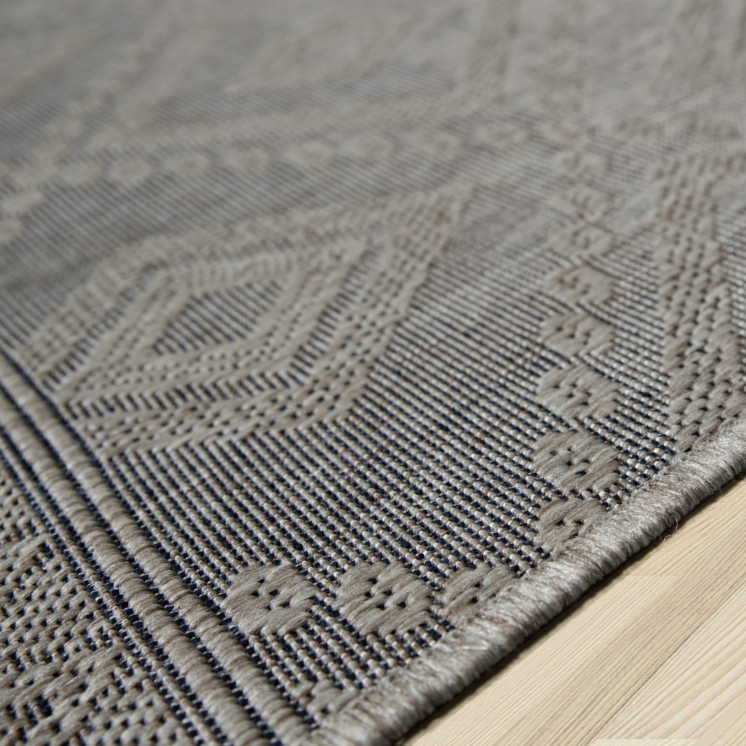 my home Teppich »Toronto auch als Läufer erhältlich«, rechteckig, 3 mm Höhe, In- und Outdoor geeignet, Sisal-Optik, Wetterfest & UV-beständig, Boho