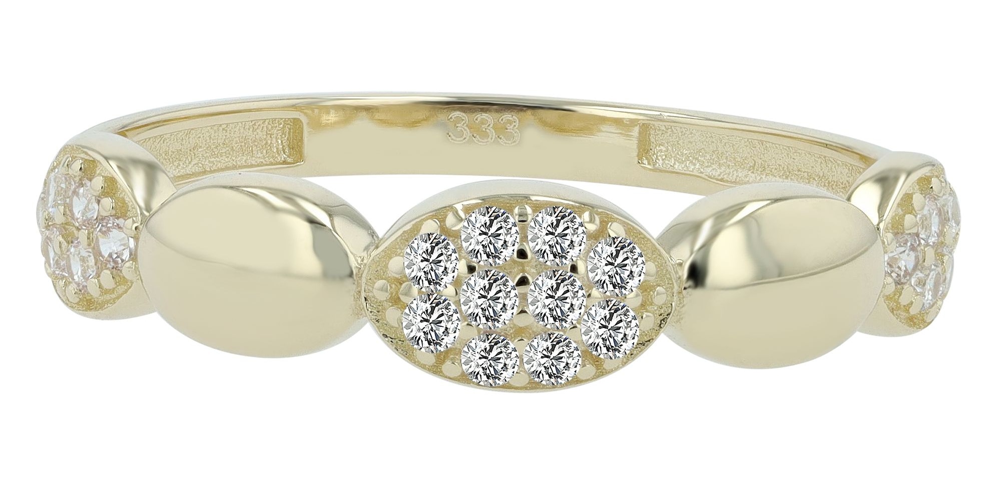 Adelia´s Fingerring »Adelia's Damen Ring aus 333 Gold mit Zirkonia«