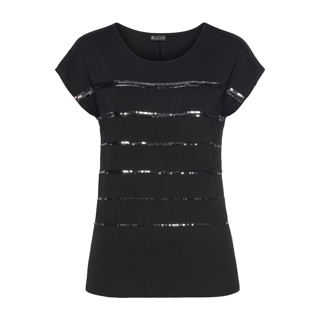 Laura Scott T-Shirt, mit Pailletten