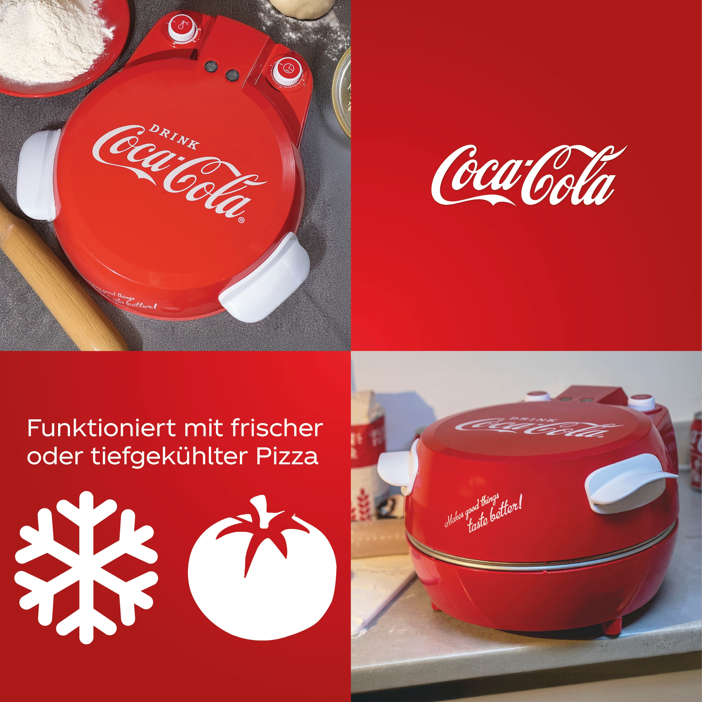COCA COLA Pizzaofen »Pizzaofen Coca-Cola SPM-800CC«