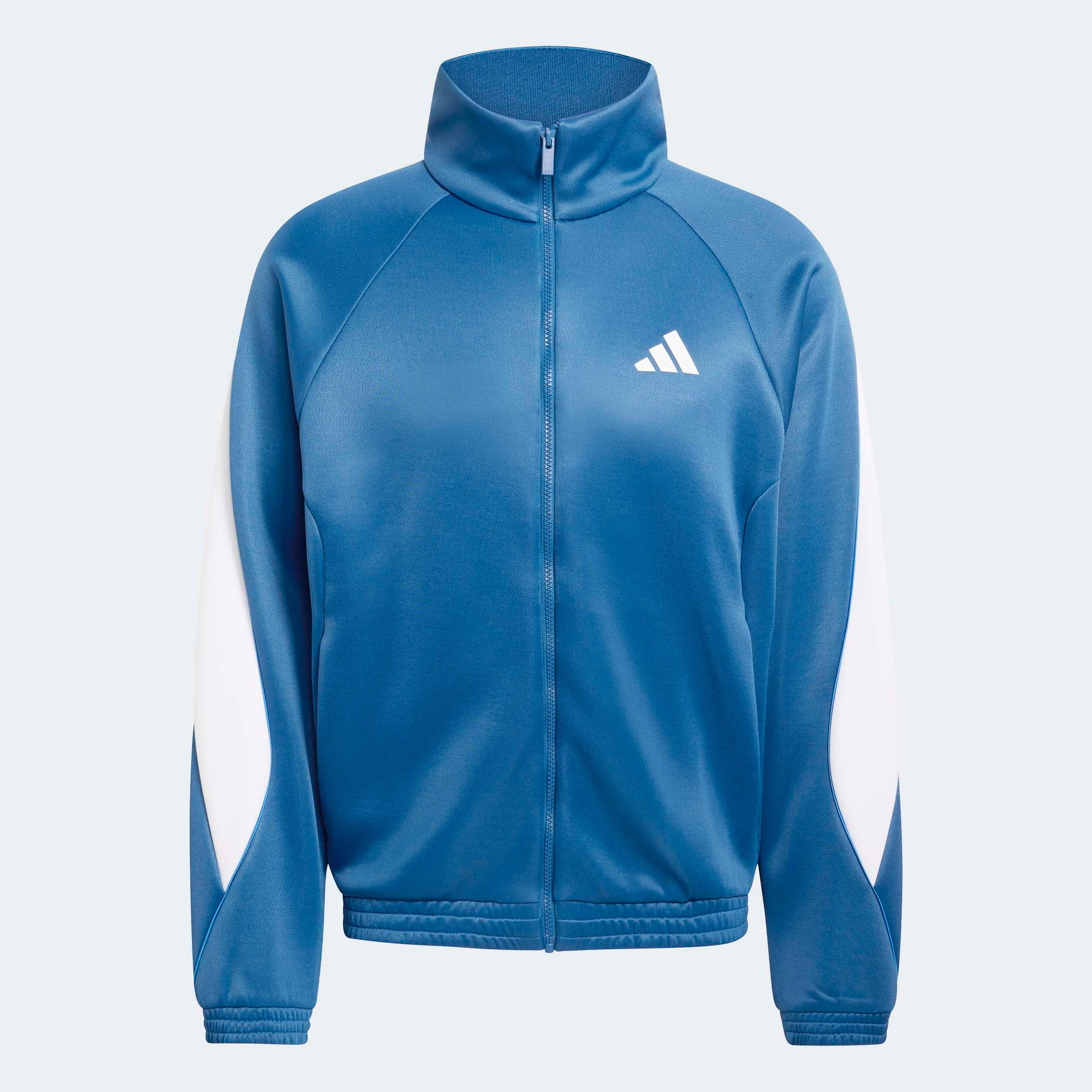 adidas Sportswear Trainingsjacke »STADIUM« aus Polyester und Baumwolle, mit Rollkragen, lockere Passform