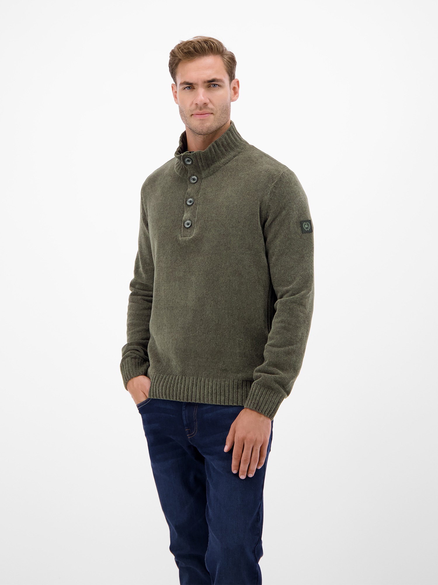 LERROS Strickpullover »Herren Stricktroyer, weich wie Samt«
