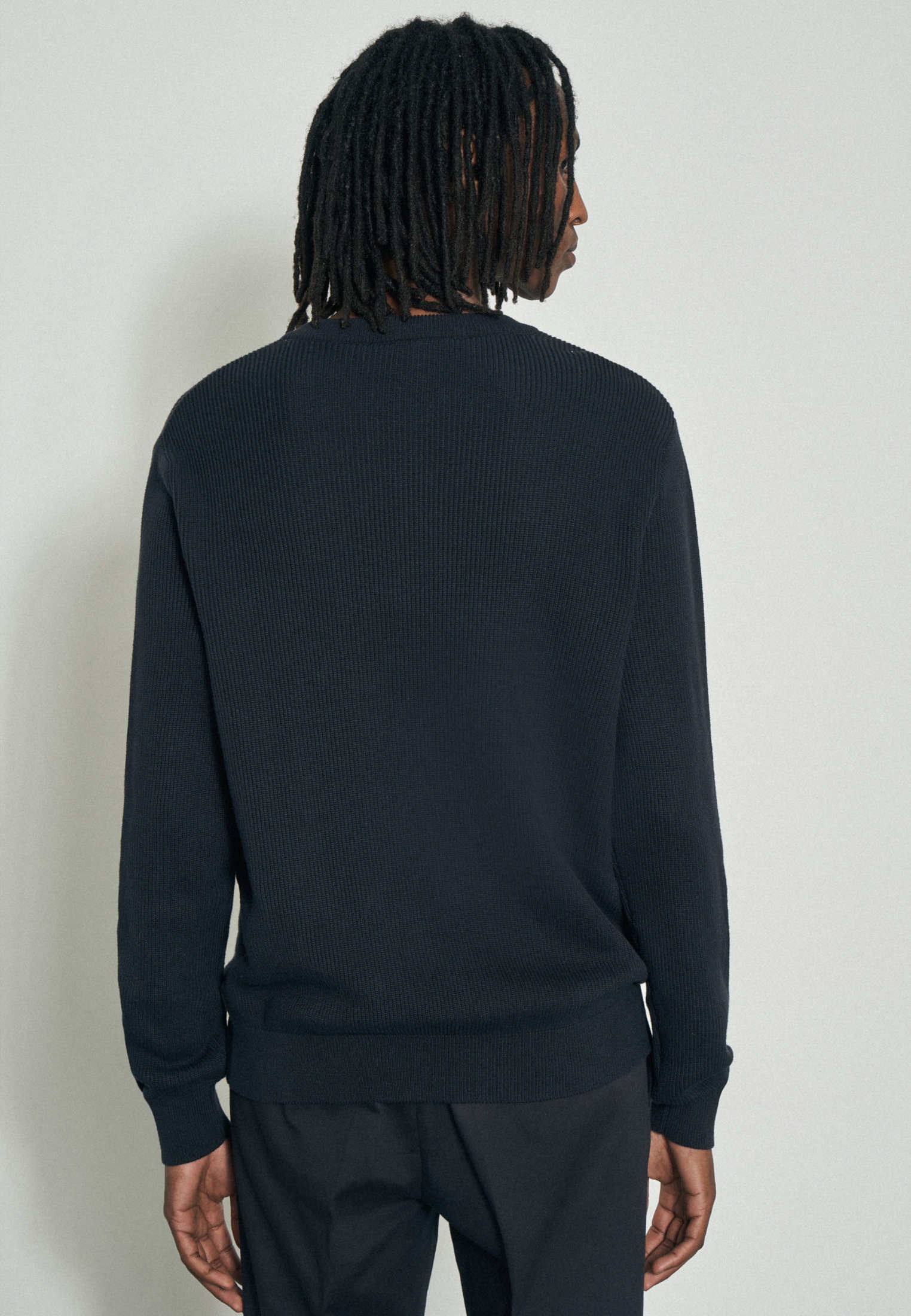studio seidensticker Strickpullover »Studio«, Langarm Rundhals Uni