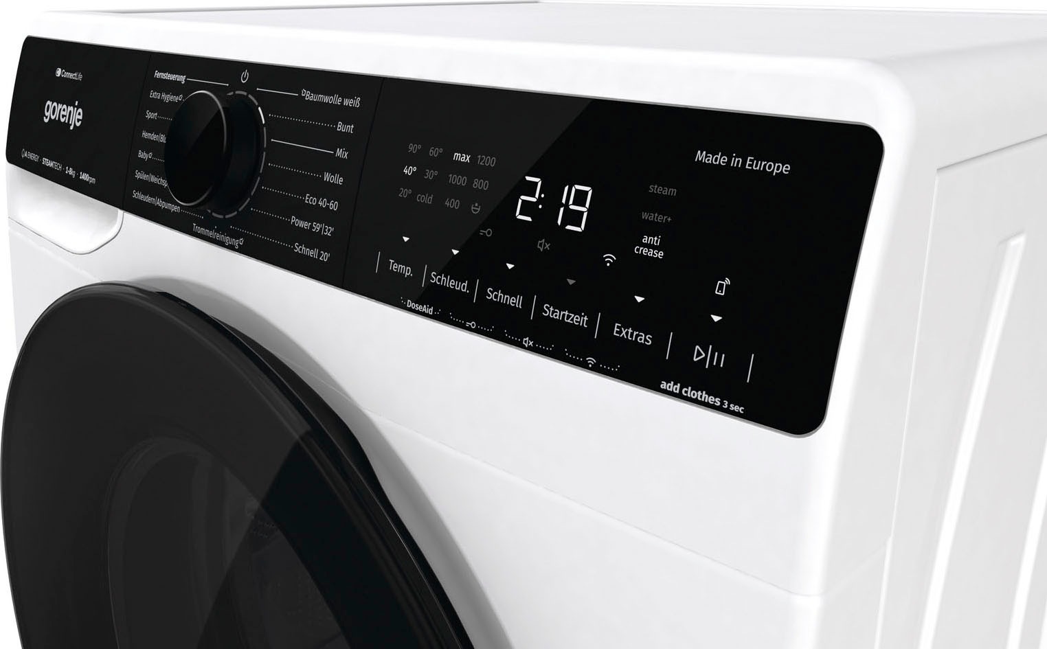 GORENJE Waschmaschine »WPNA 84 ATSWIFI3«, 8 kg, 1400 U/min
