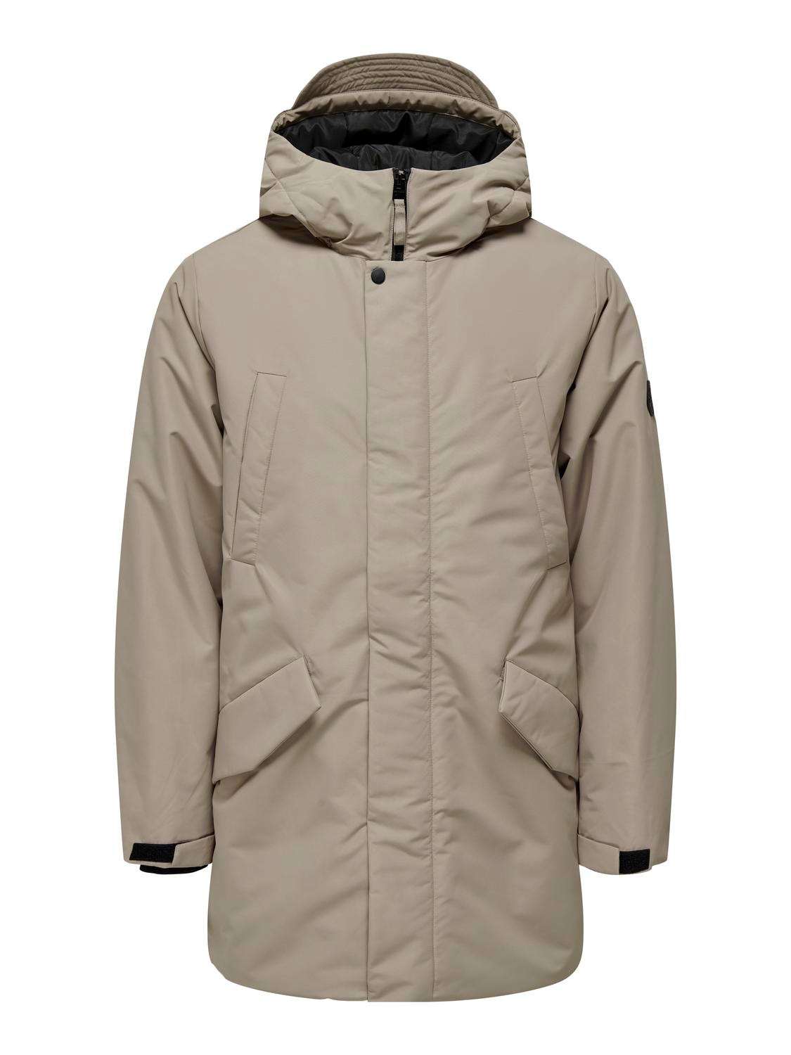 ONLY & SONS Outdoorjacke »ONSCARL LIFE PARKA OTW«, mit Kapuze