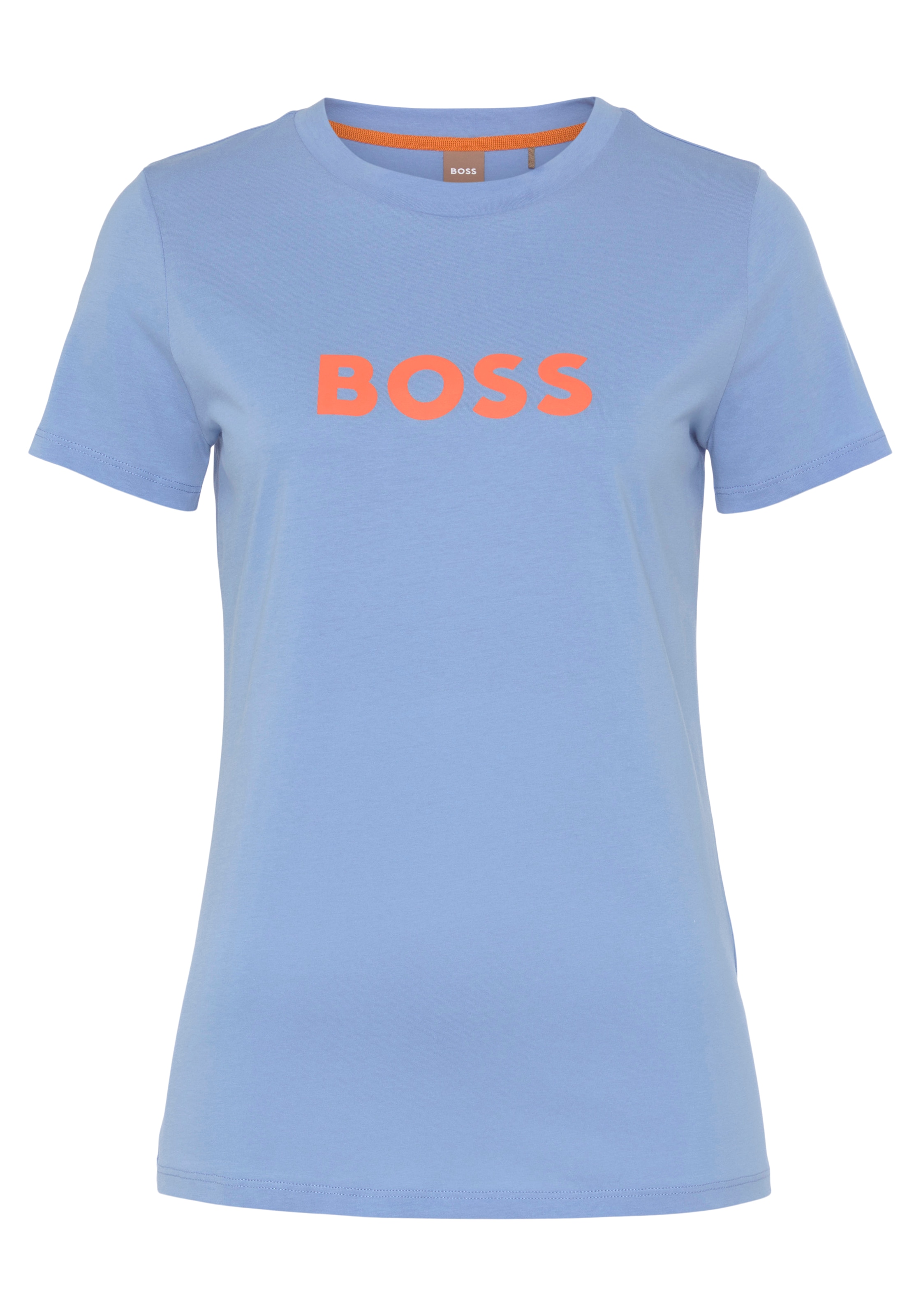 BOSS ORANGE T-Shirt »C_Elogo_5«, (1 tlg.), mit BOSS Logoschriftzug auf der  Brust kaufen online bei OTTO