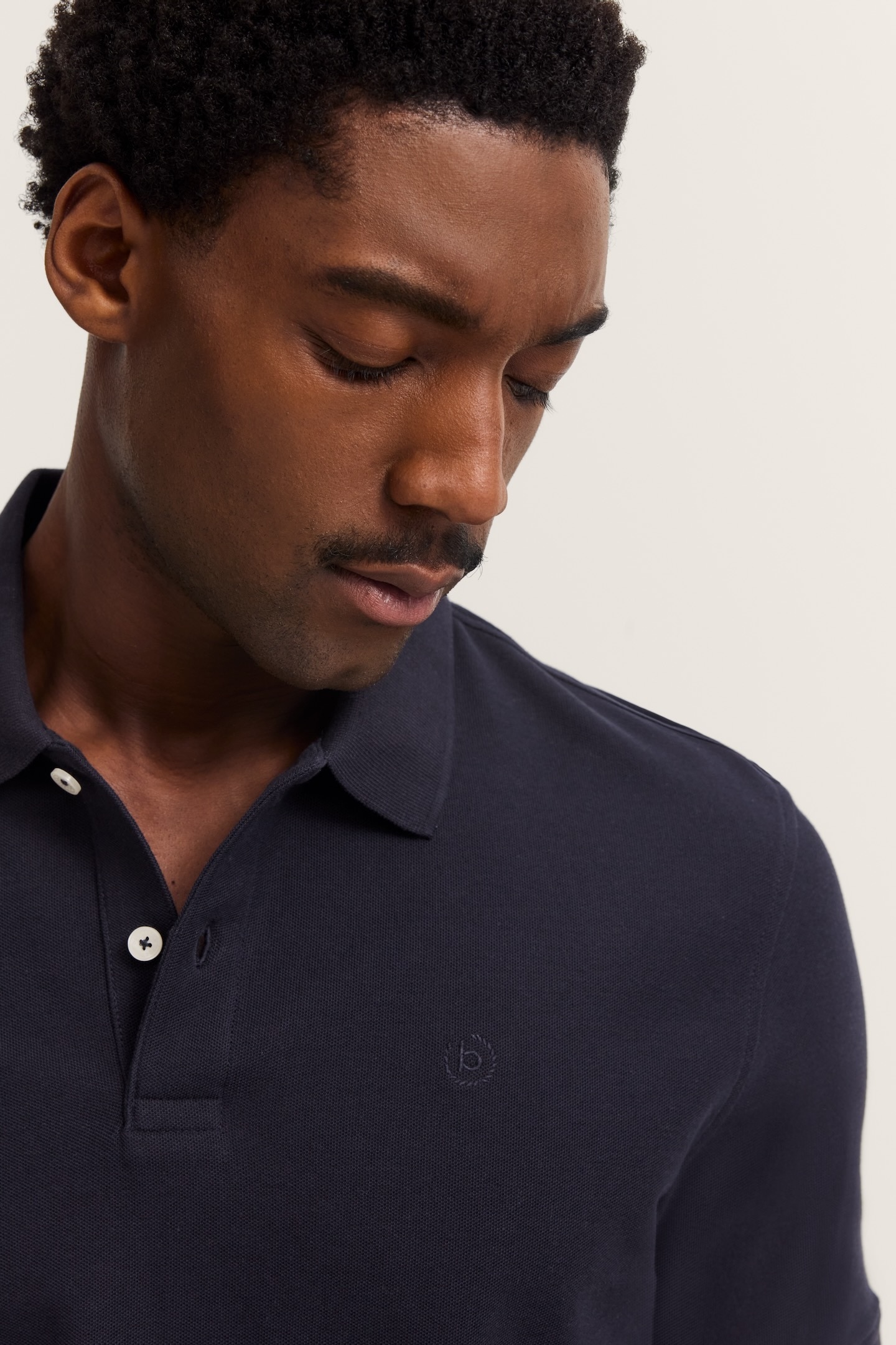 bugatti Poloshirt, mit körpernaher Passform