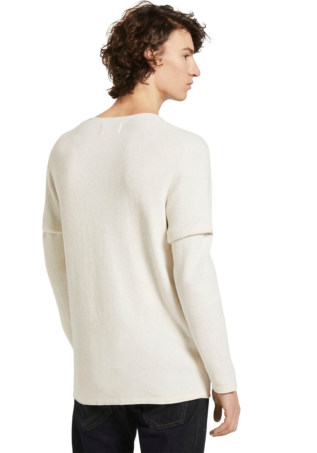 TOM TAILOR Denim Strickpullover mit dezenter Struktur