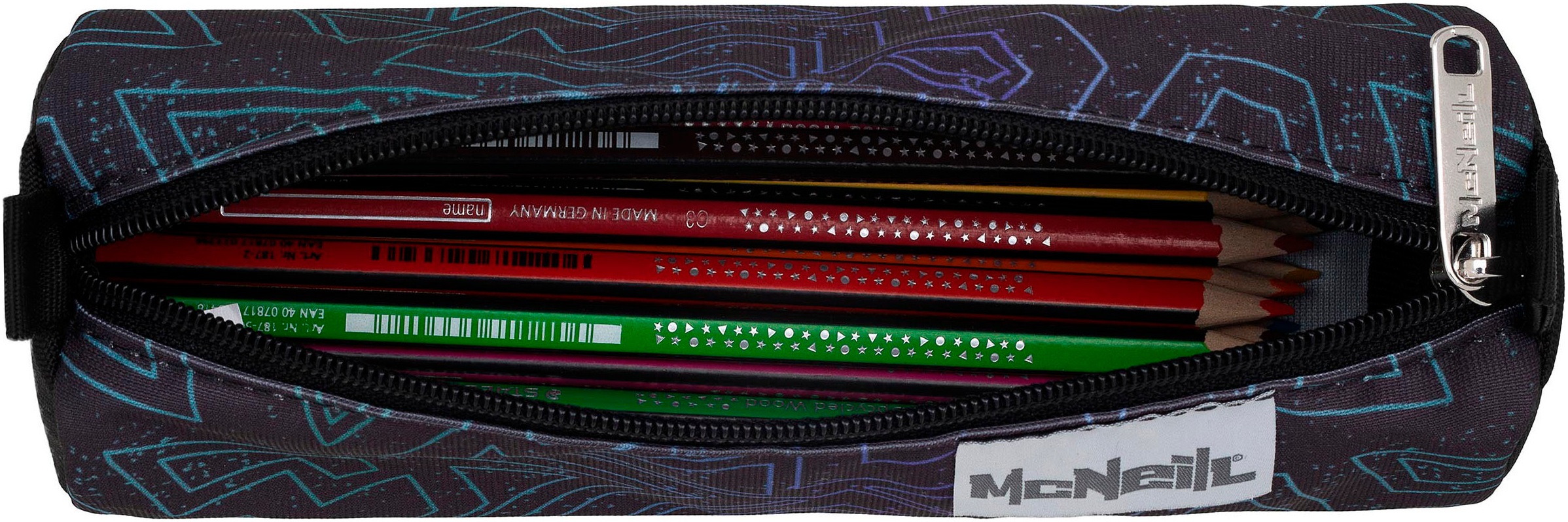 McNeill Schulranzen »Tenero, Tron«, reflektierende Streifen auf den Schultergurten-retroreflektierende Flächen, inkl. Federmäppchen, Turnbeutel, Schlamperrolle & Motivmagnet