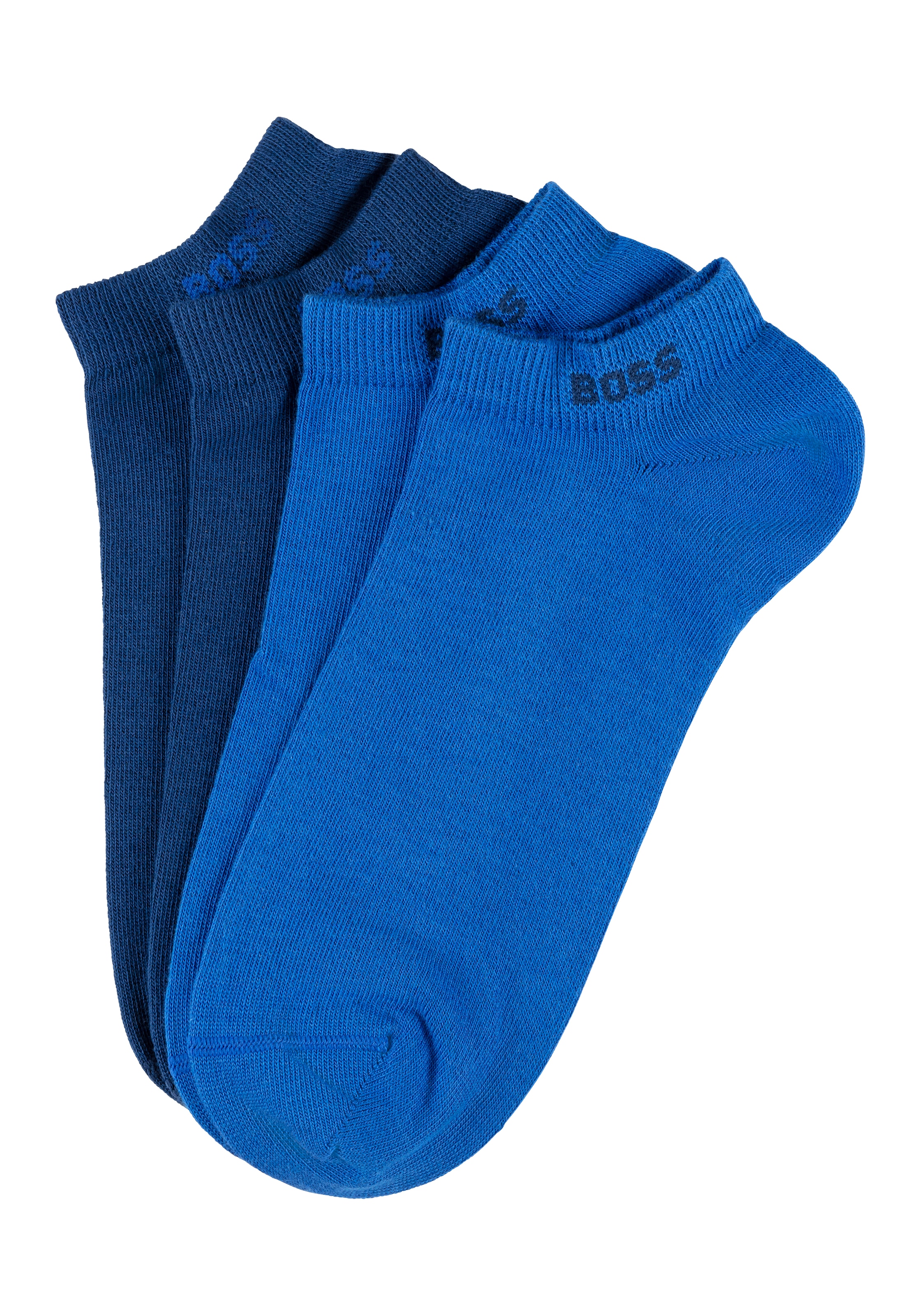 BOSS Sneakersocken »2P AS Uni Colors CC«, (Packung, 2 Paar), mit dezentem Logoschriftzug