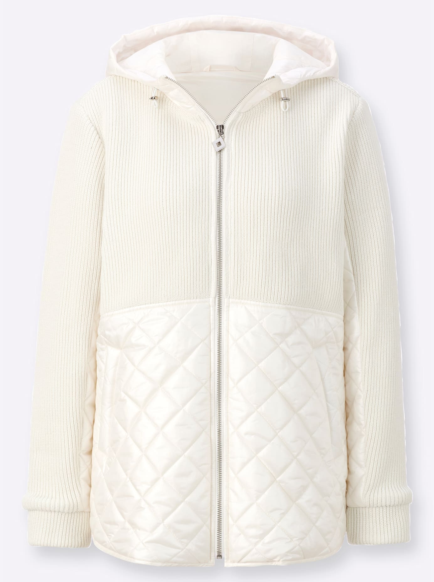 creation L Langjacke, mit Kapuze