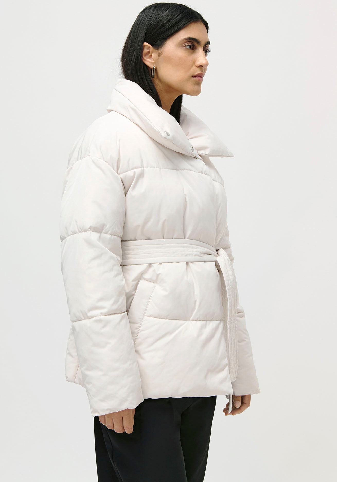 LeGer Steppjacke »Margitta, LeGer by Lena Gercke« ohne Kapuze Regular fit mit Rundhalsausschnitt