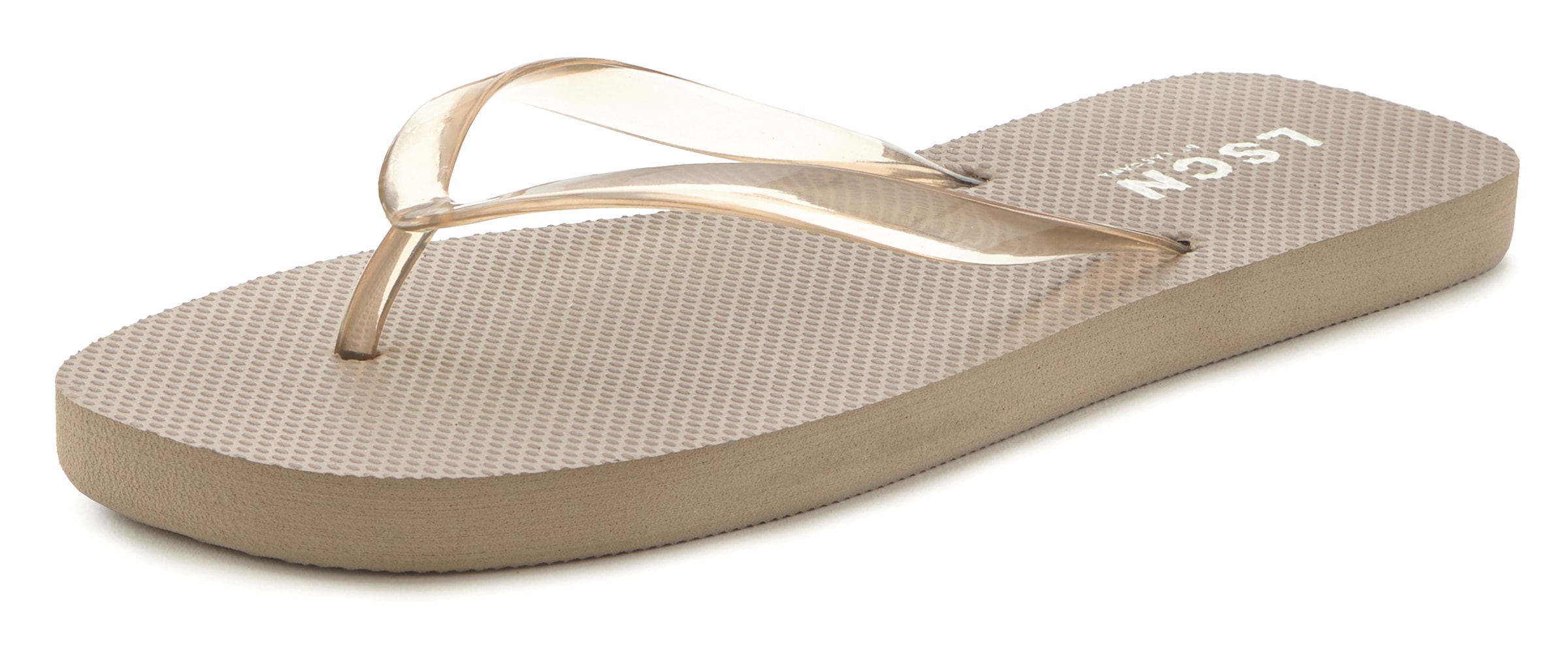 LSCN by LASCANA Badezehentrenner »Flip-Flops,«  Sandale, Pantolette, Badeschuh, Zehentrenner VEGAN