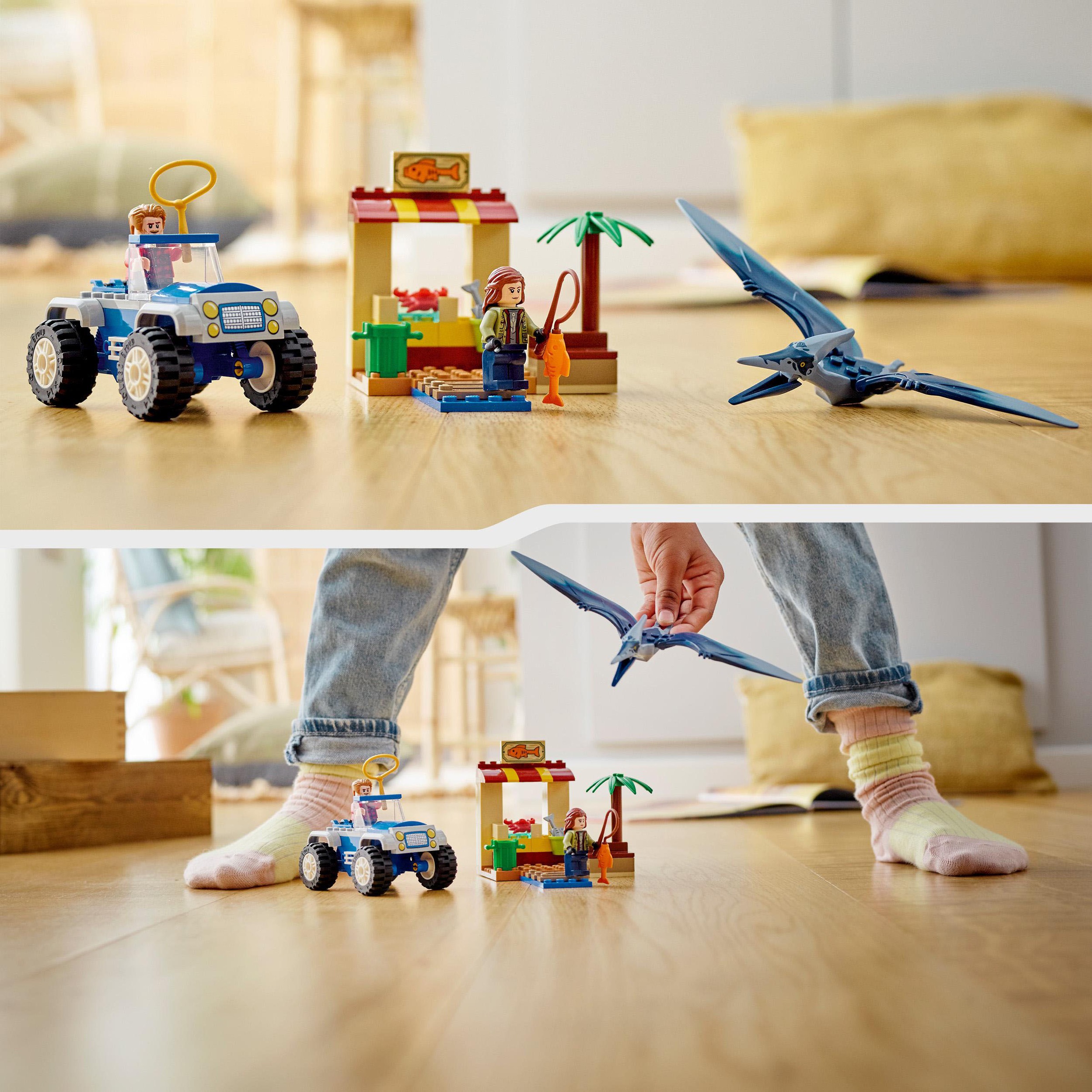 LEGO® Konstruktionsspielsteine »Pteranodon-Jagd (76943), LEGO® Jurassic World«, (94 St.), Made in Europe