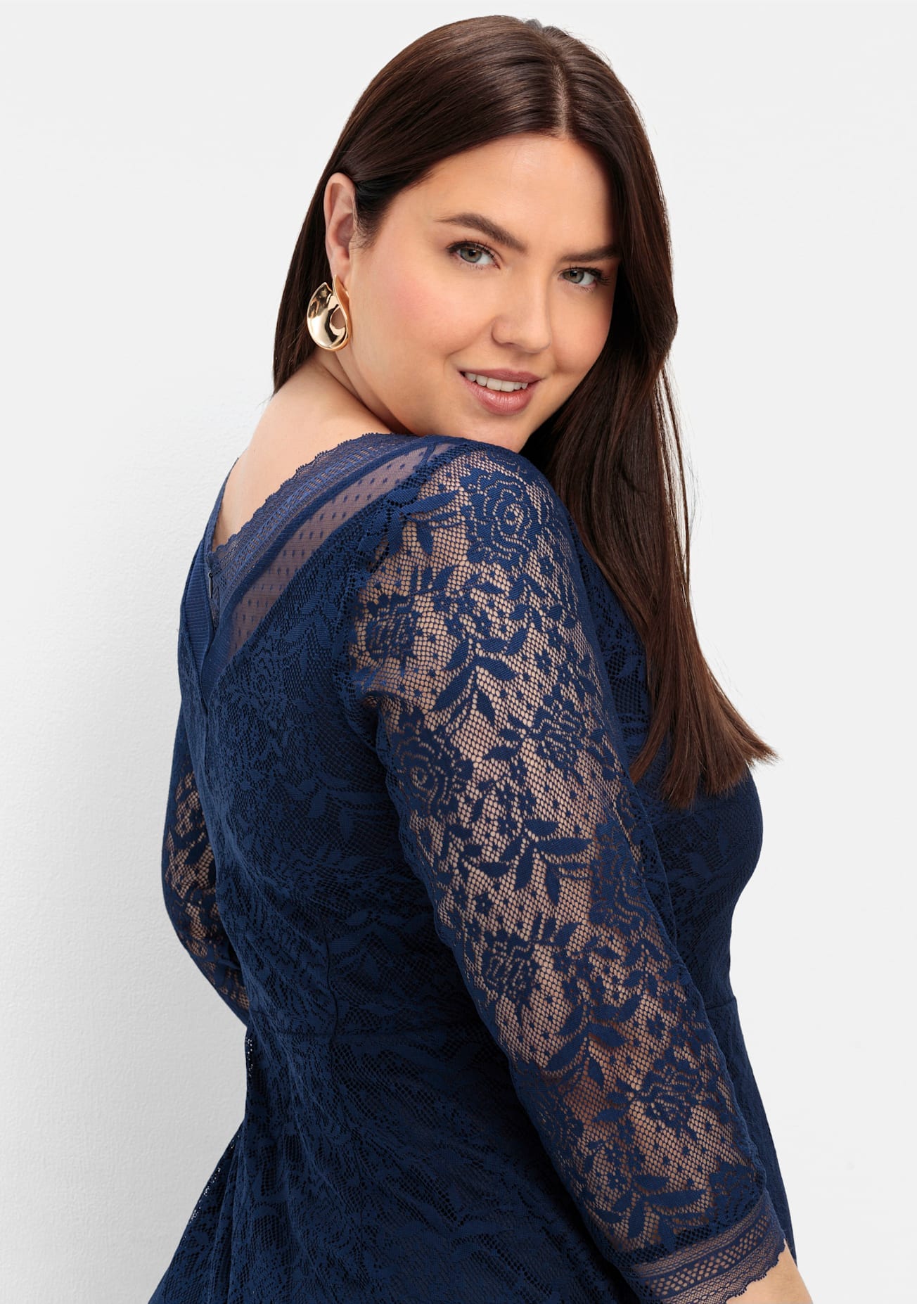 Sheego Spitzenkleid »Abendkleid«