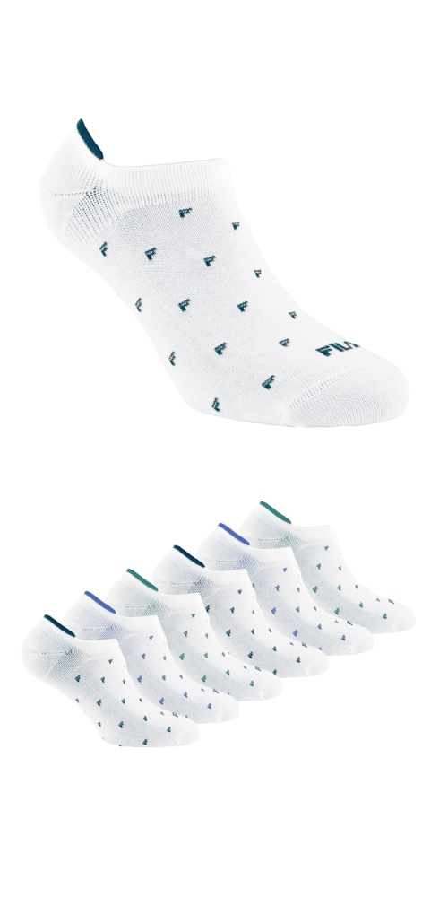 Fila Socken 6 Paar tlg. verstärkte Ferse, Cotton-Mix