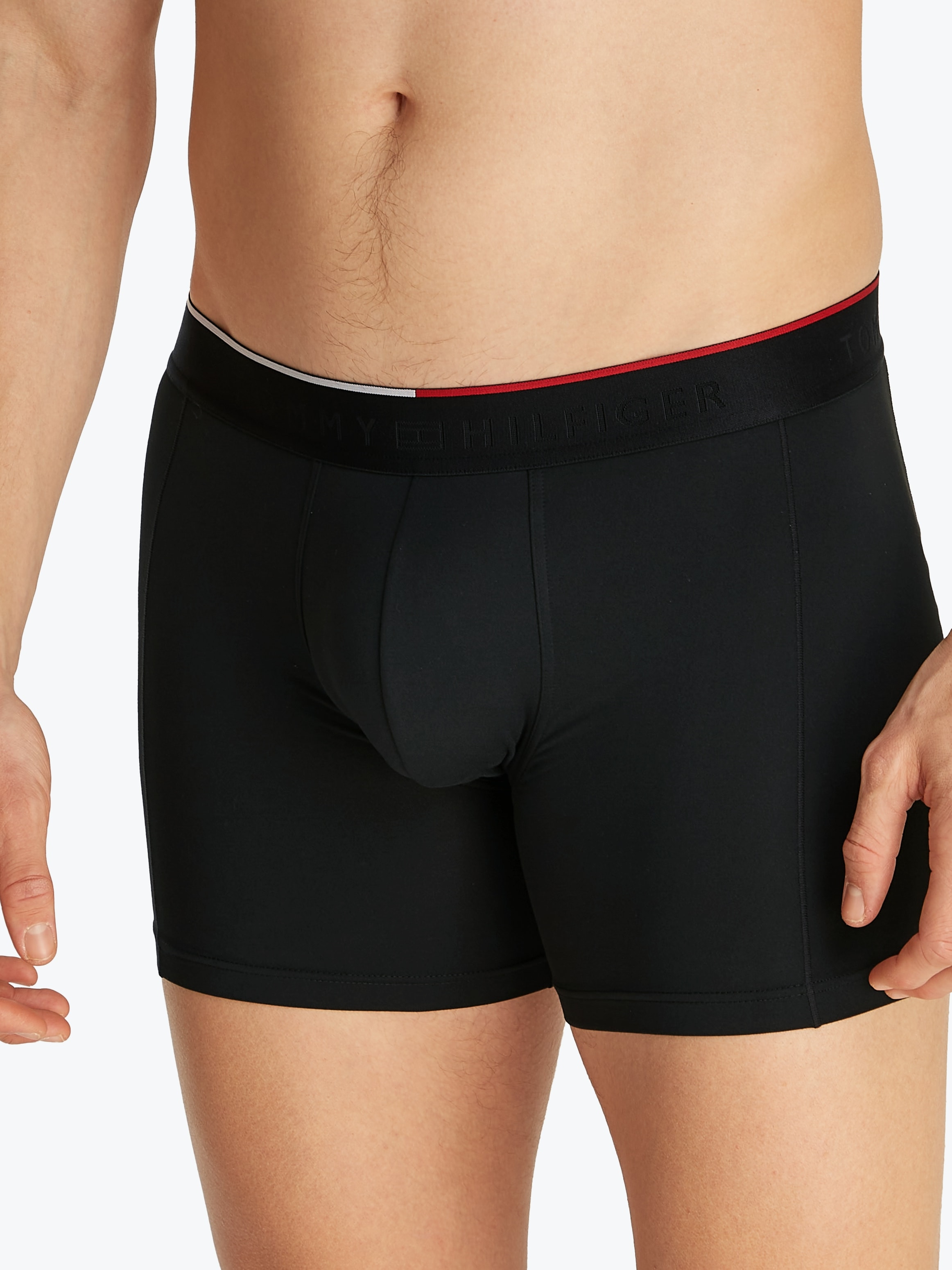 Tommy Hilfiger Underwear Boxer »3P BOXER BRIEF«, (Packung, 3 St., 3er), mit Logobund