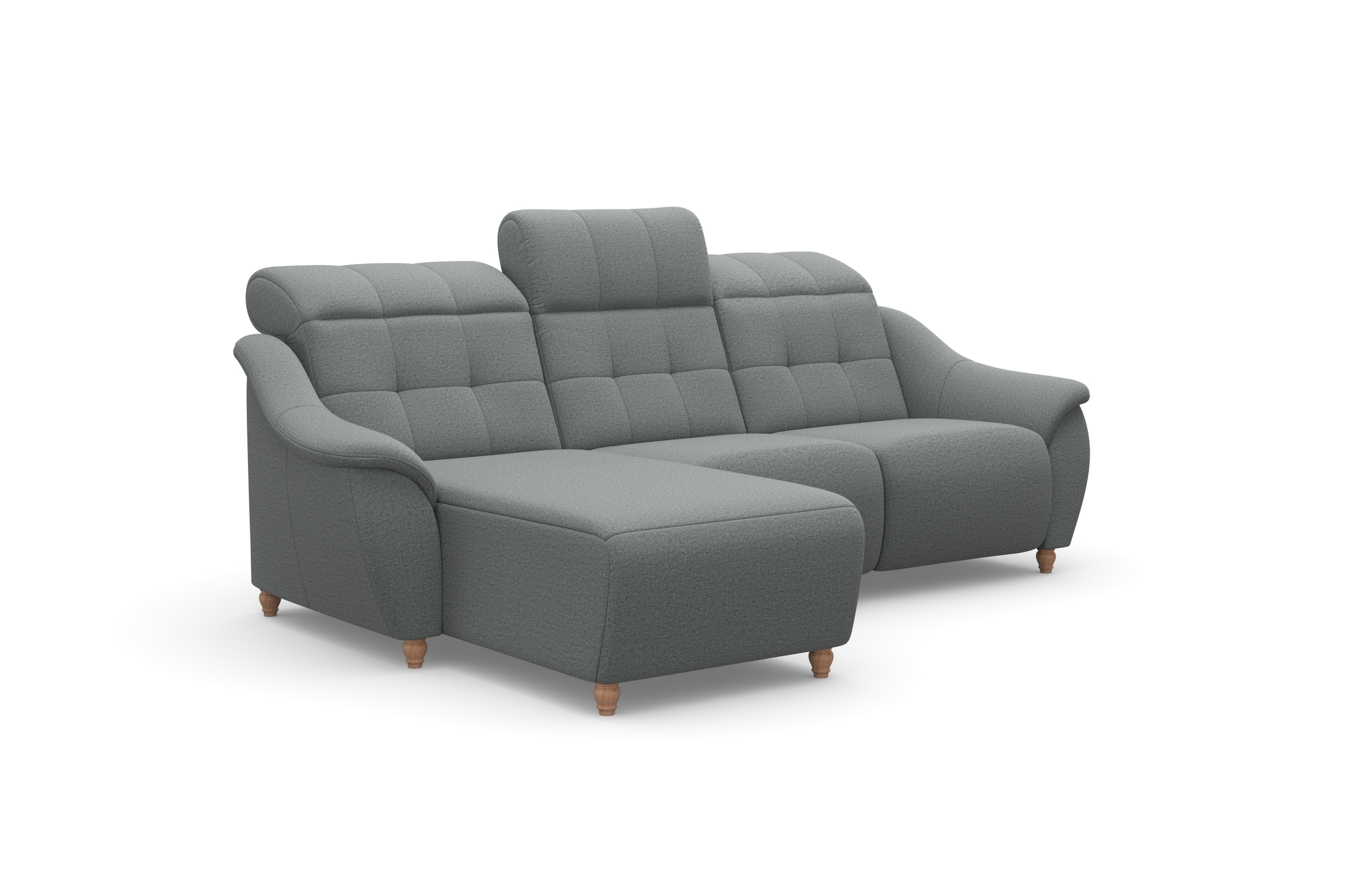 Home affaire Ecksofa »Boston L-Form« Kopfteilverstellung an jeder Sitzfläche, wahlweise Relaxfunktion