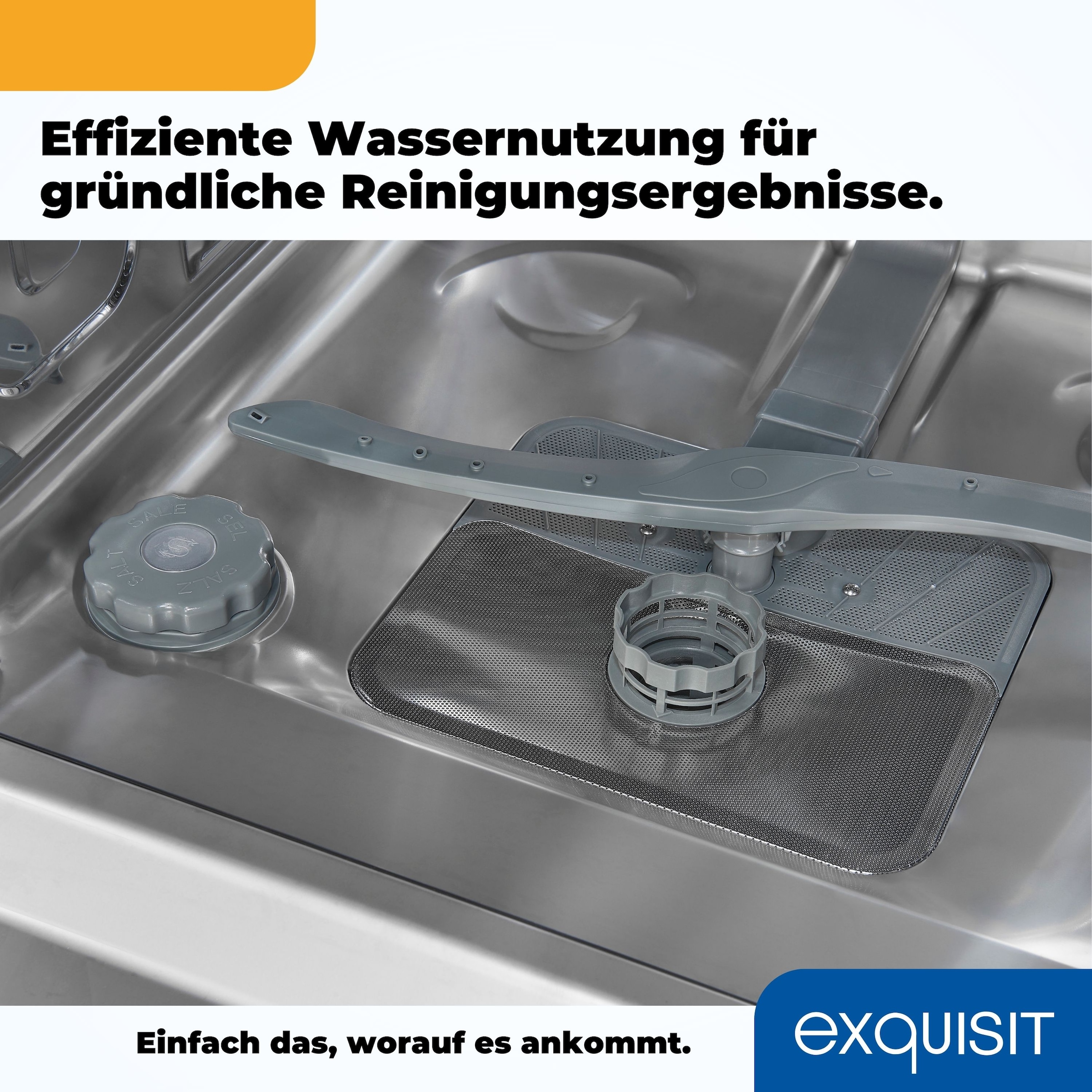 exquisit Standgeschirrspüler »GSP9112-030E weiss«, 12 Maßgedecke