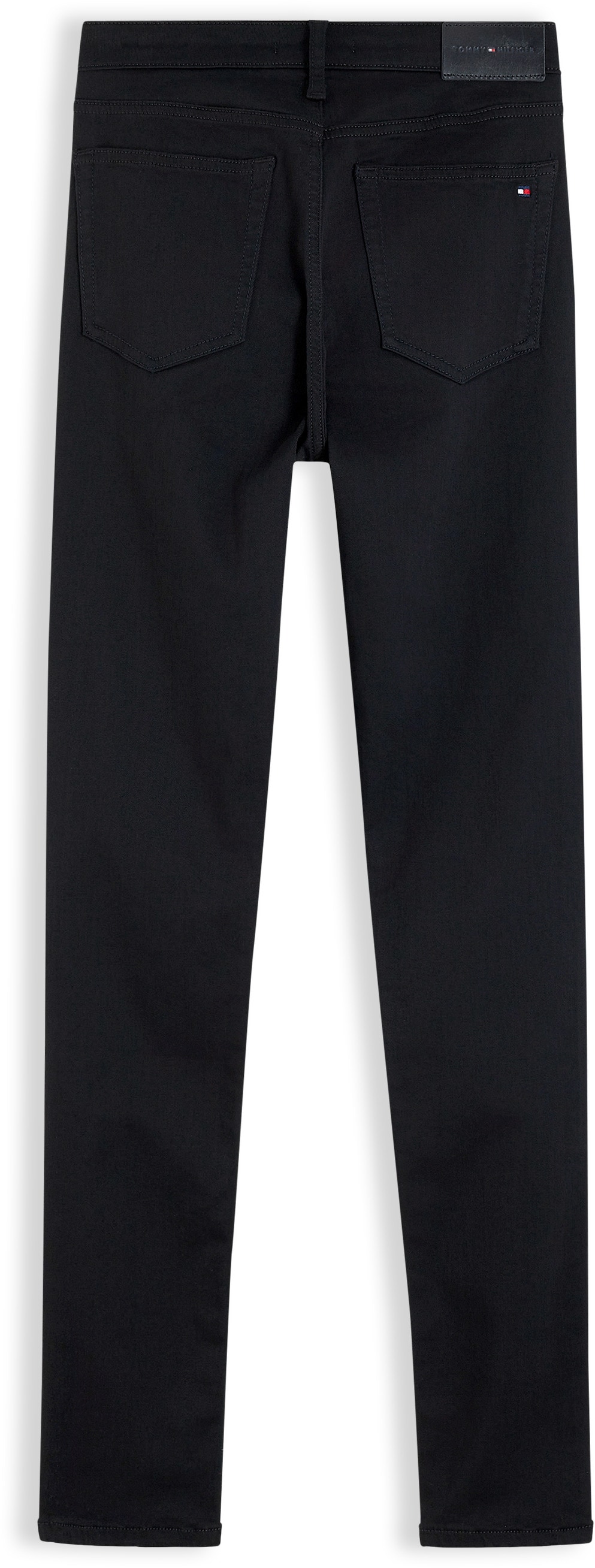 Tommy Hilfiger Skinny-fit-Jeans »COMO MID RISE SKINNY STAY BLACK« Baumwollmischung, regular waist