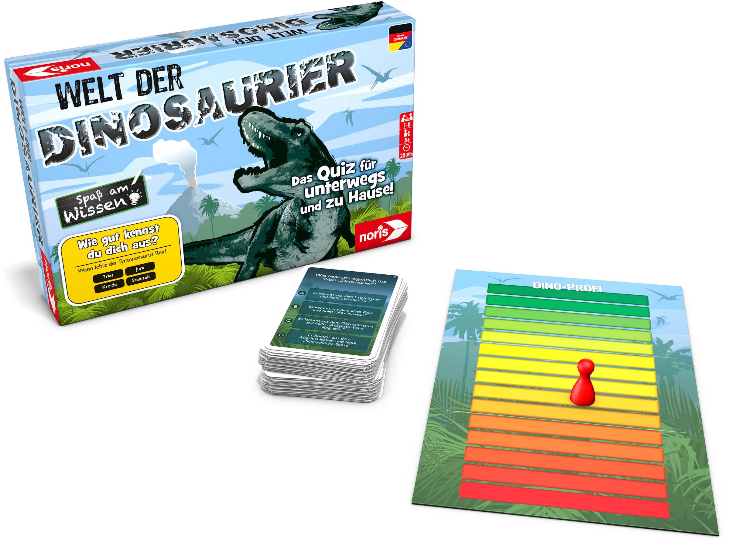 Noris Spiel »Welt der Dinosaurier«, Made in Germany
