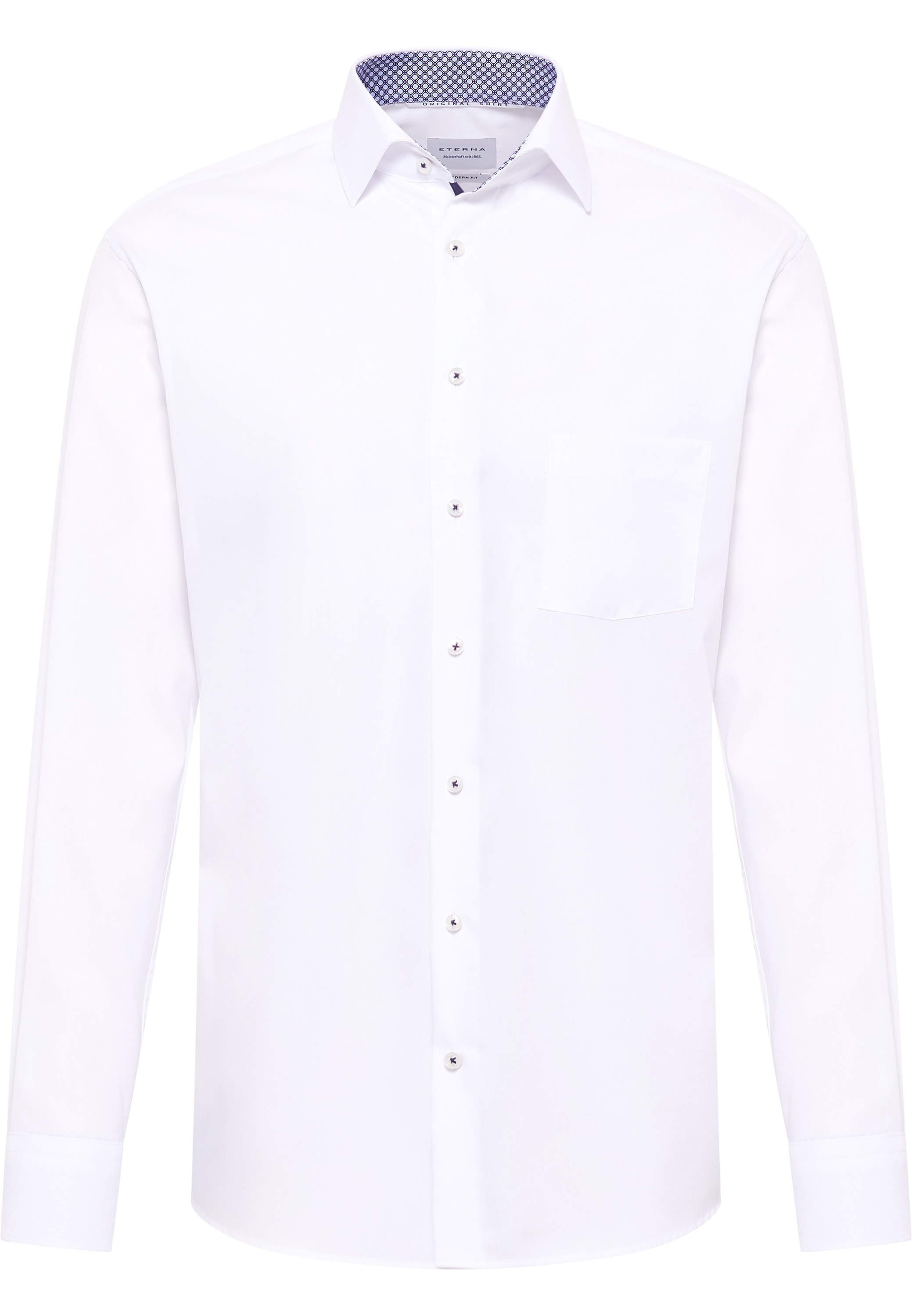 Eterna Langarmhemd »MODERN FIT« NON IRON (bügelfrei)