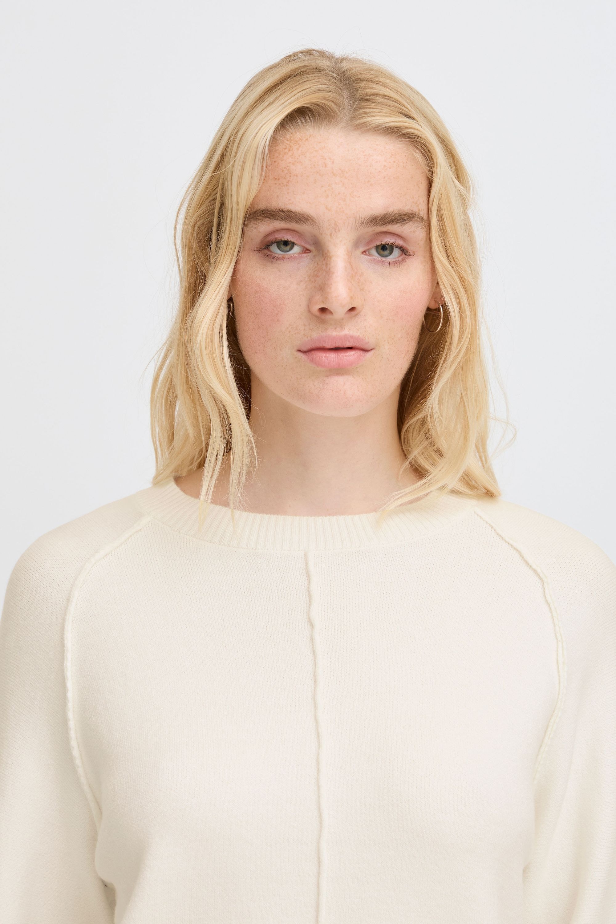 Ichi Strickfleece-Pullover »Strickpullover IHBALLIA LS«