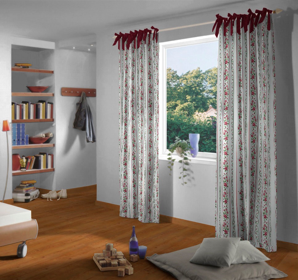 Vorhang Verdunkelung Ranke Design für Schlafzimmer